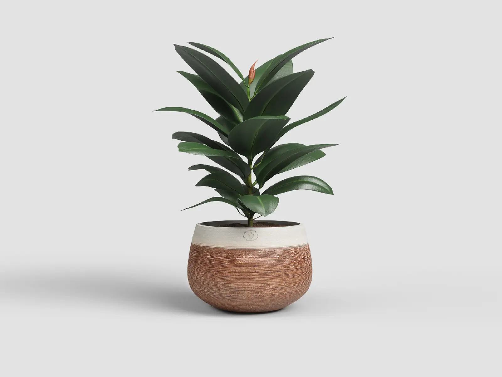 Květináč ANTHEIA, 26cm, keramika, hnědá|TERRACOTTA|Artevasi