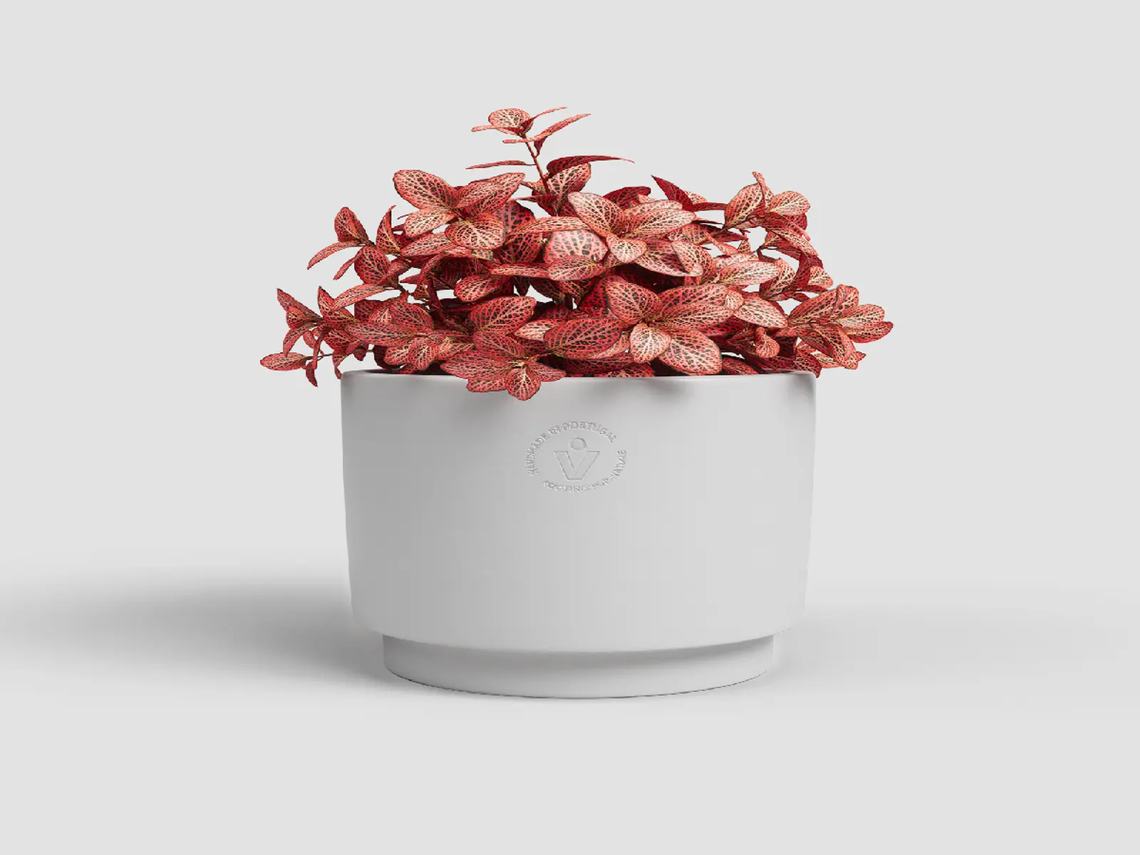 Květináč ECHO, 17cm, keramika, sv.šedá|LIGHT GREY|Artevasi