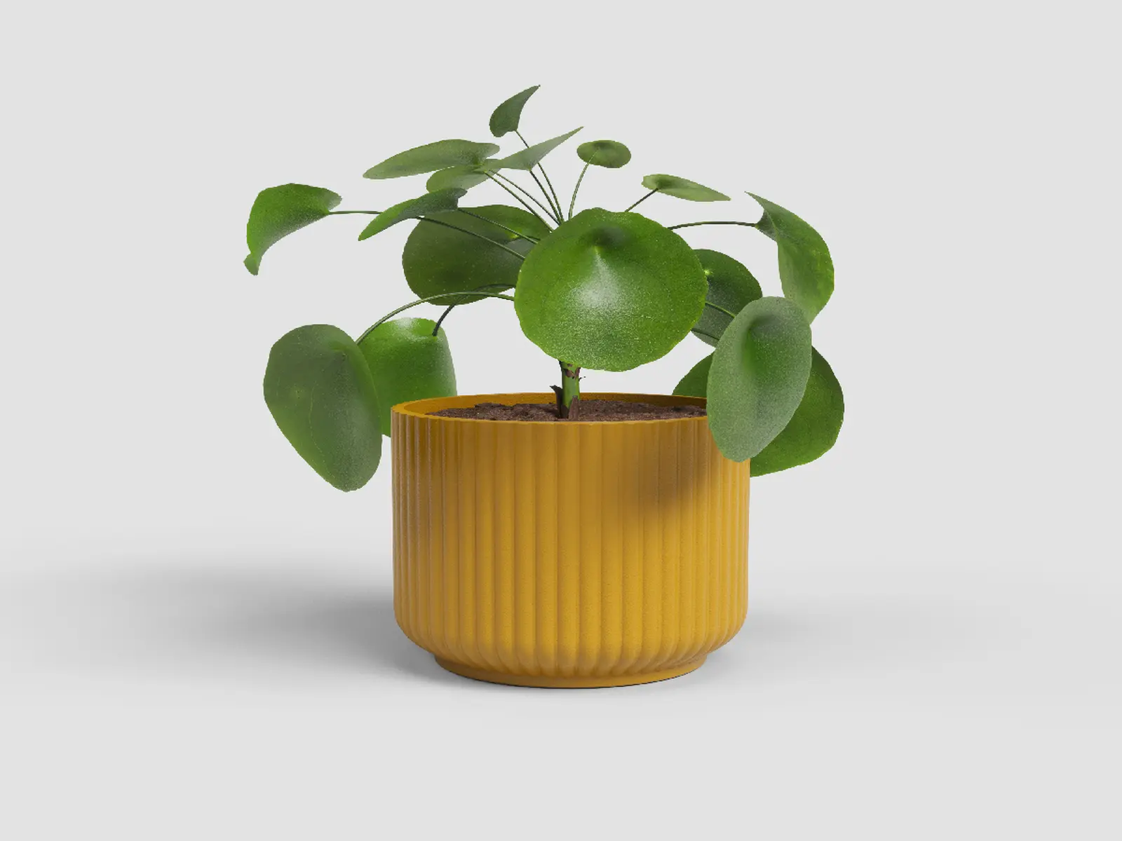 Květináč LUNA, 9cm, keramika, žlutá|YELLOW|Artevasi
