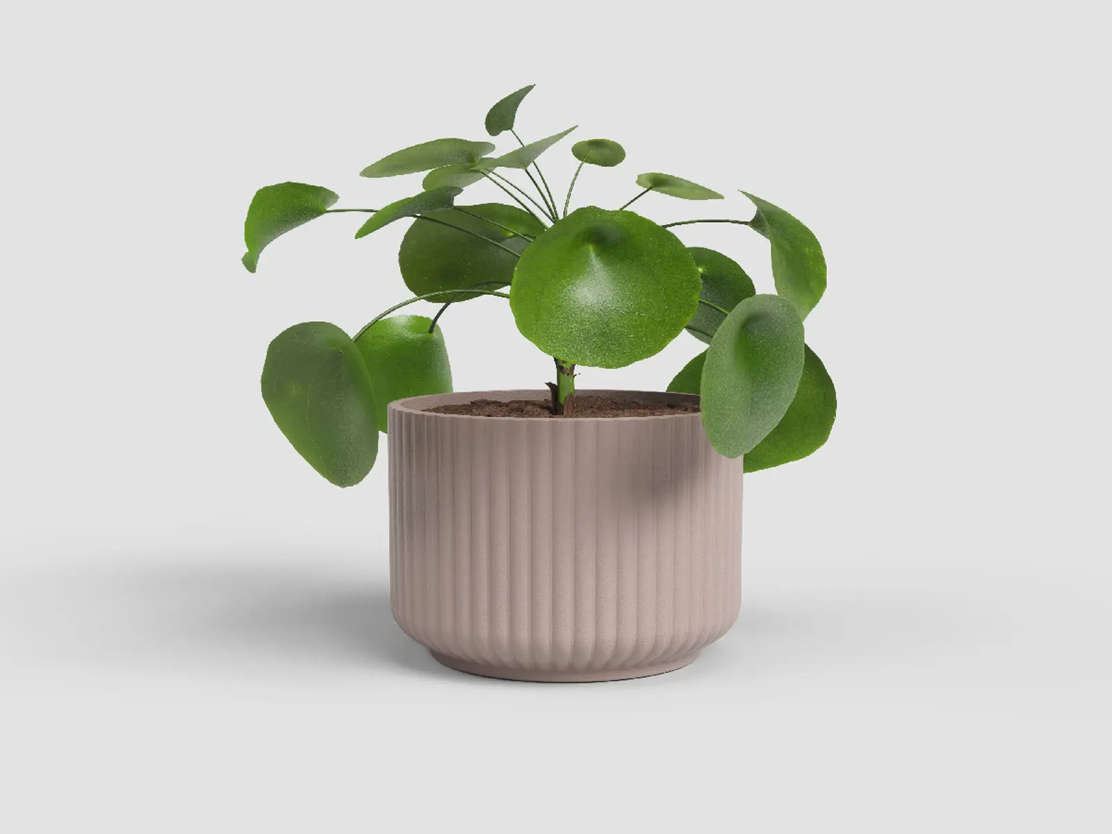 Květináč LUNA, 15cm, keramika, sv.růžová|LIGHT PINK|Artevasi