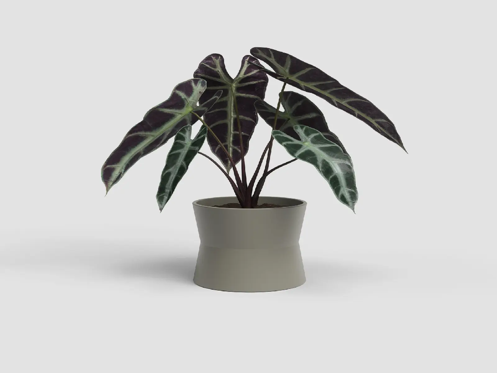 Květináč DIANA, 20cm, keramika, šedá|TAUPE|Artevasi