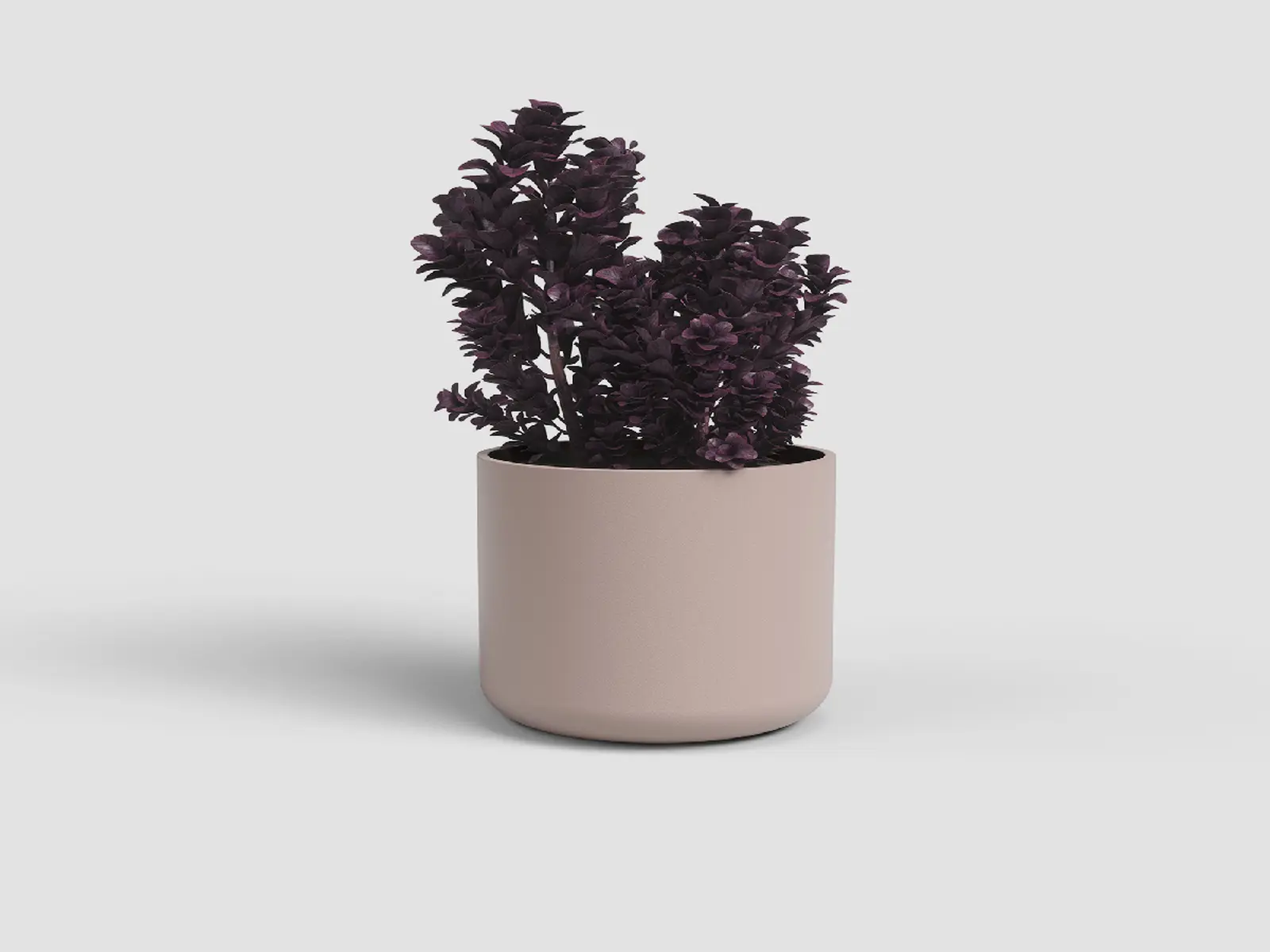 Květináč JUNO, 14cm, keramika, sv.růžová|LIGHT PINK|Artevasi