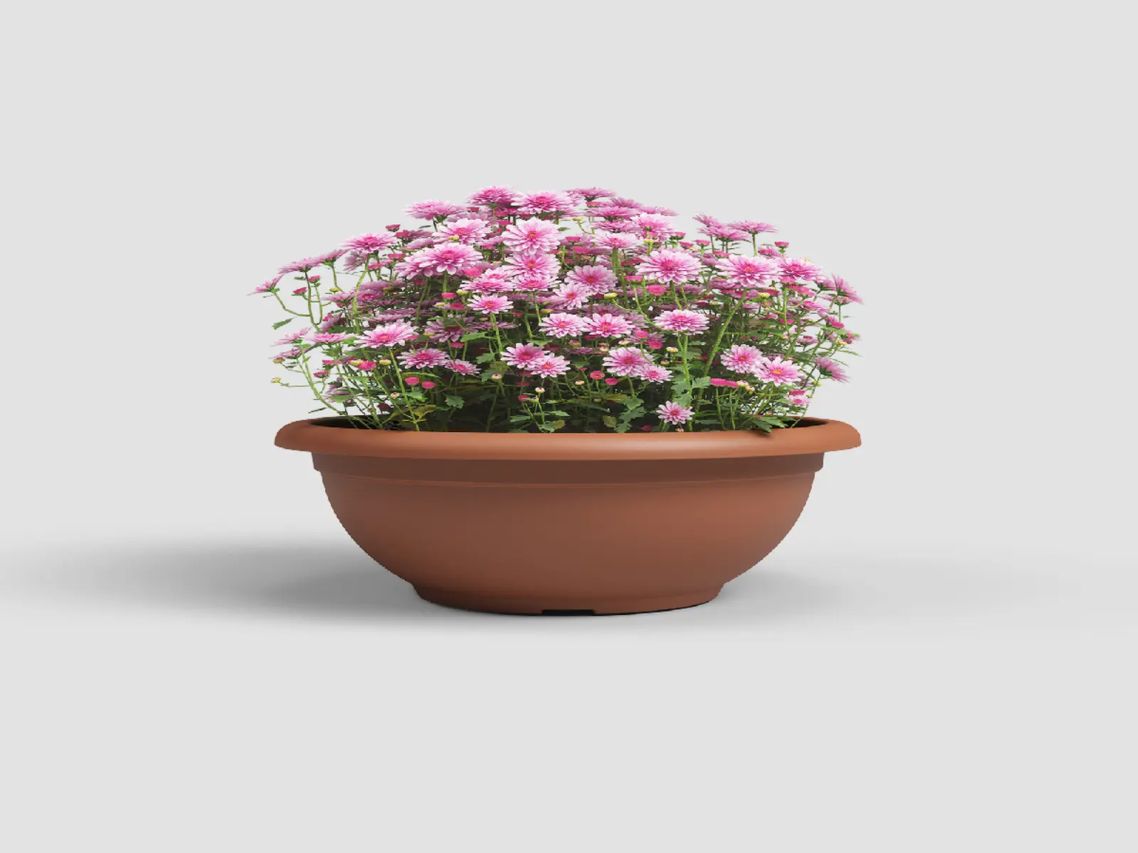 Mísa|květináč VENEZIA, 40cm, plast, hnědá|TERRACOTTA|Artevasi