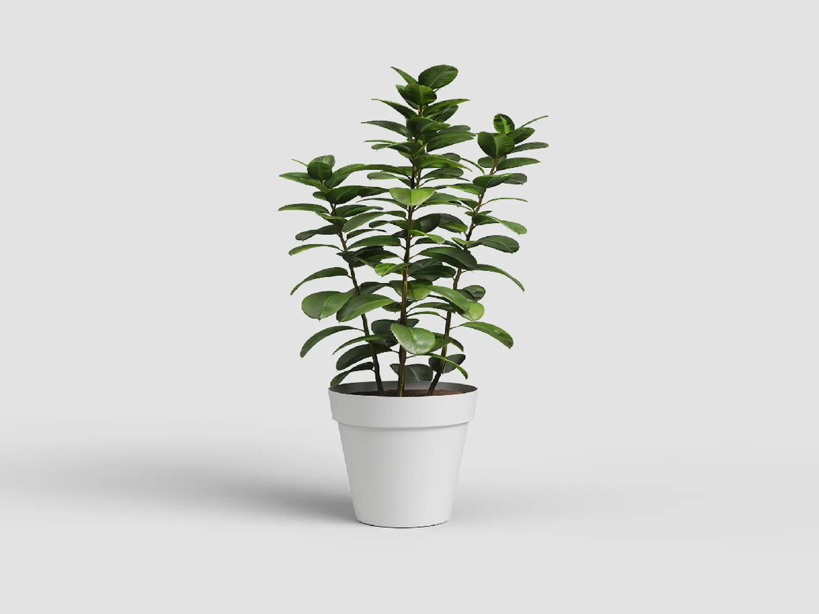 Květináč CAPRI, 46cm, plast, bílá|WHITE|Artevasi