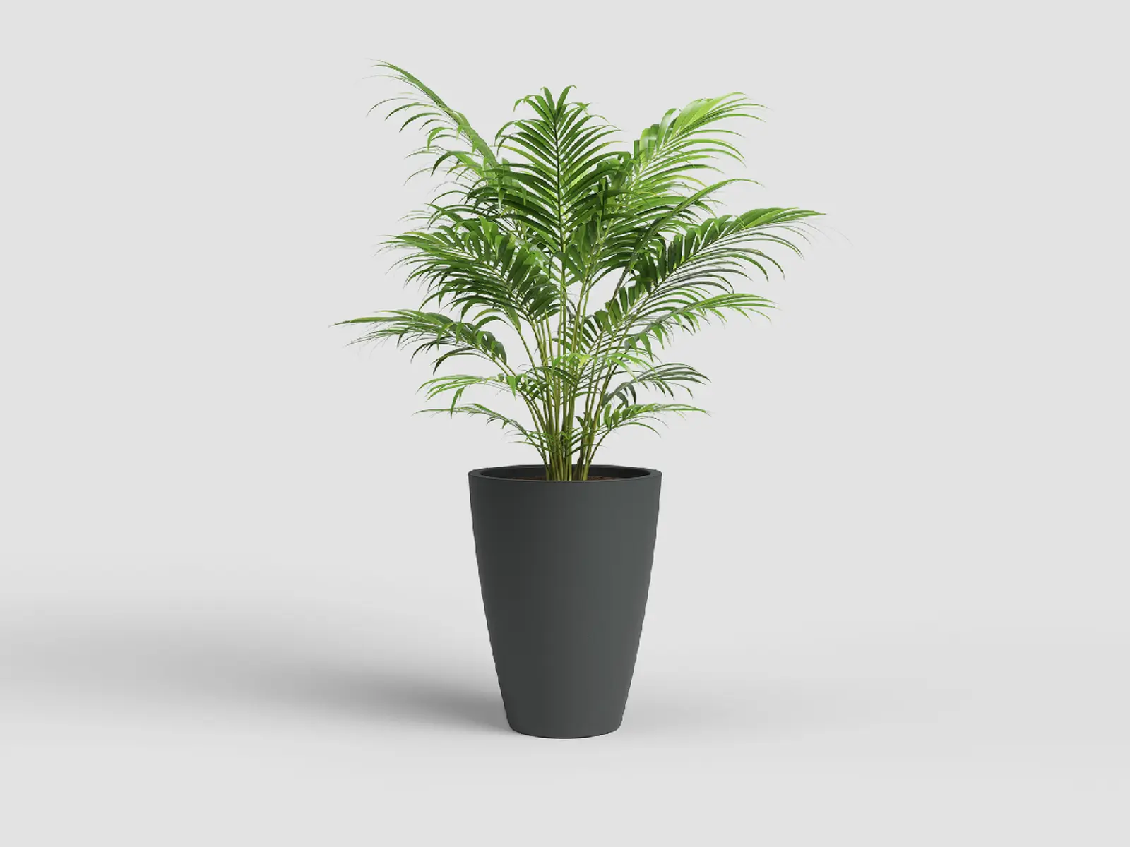 Květináč HAVANA, 70cm, plast, tm.šedá|VOLCANO ANTHRACITE|Artevasi