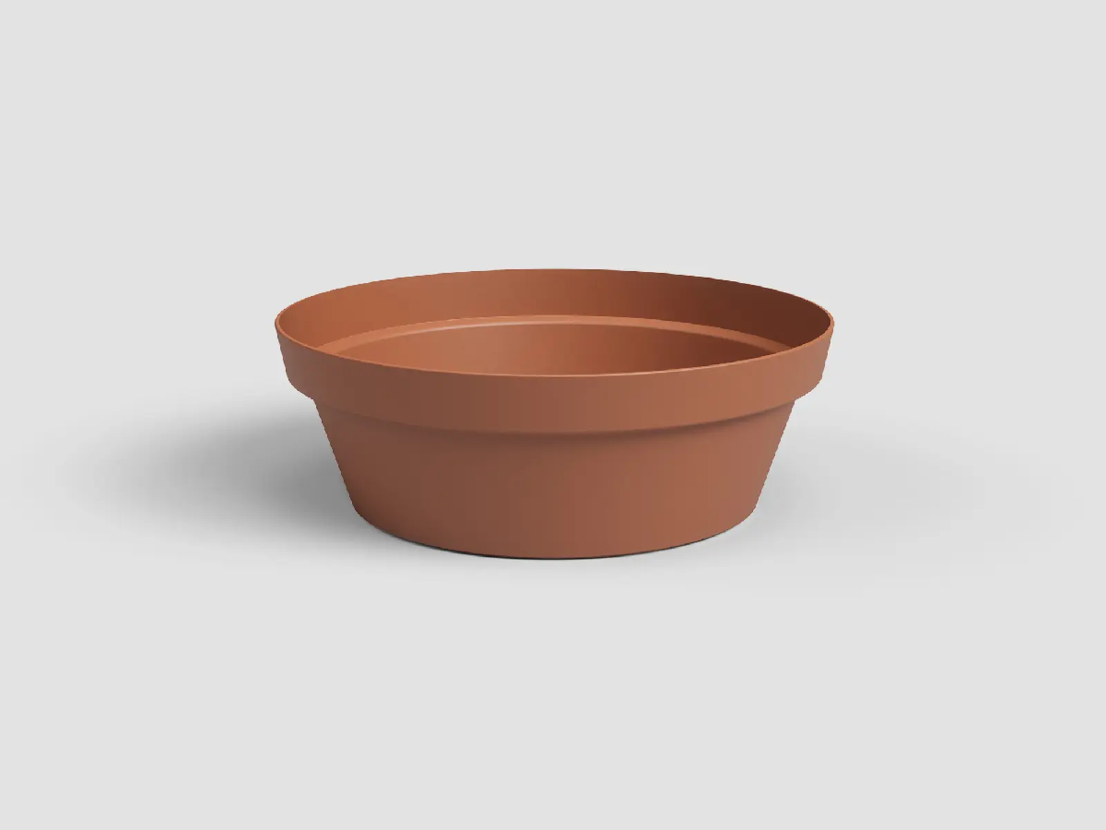 Mísa|květináč CAPRI, 30cm, plast, hnědá|TERRACOTTA|Artevasi
