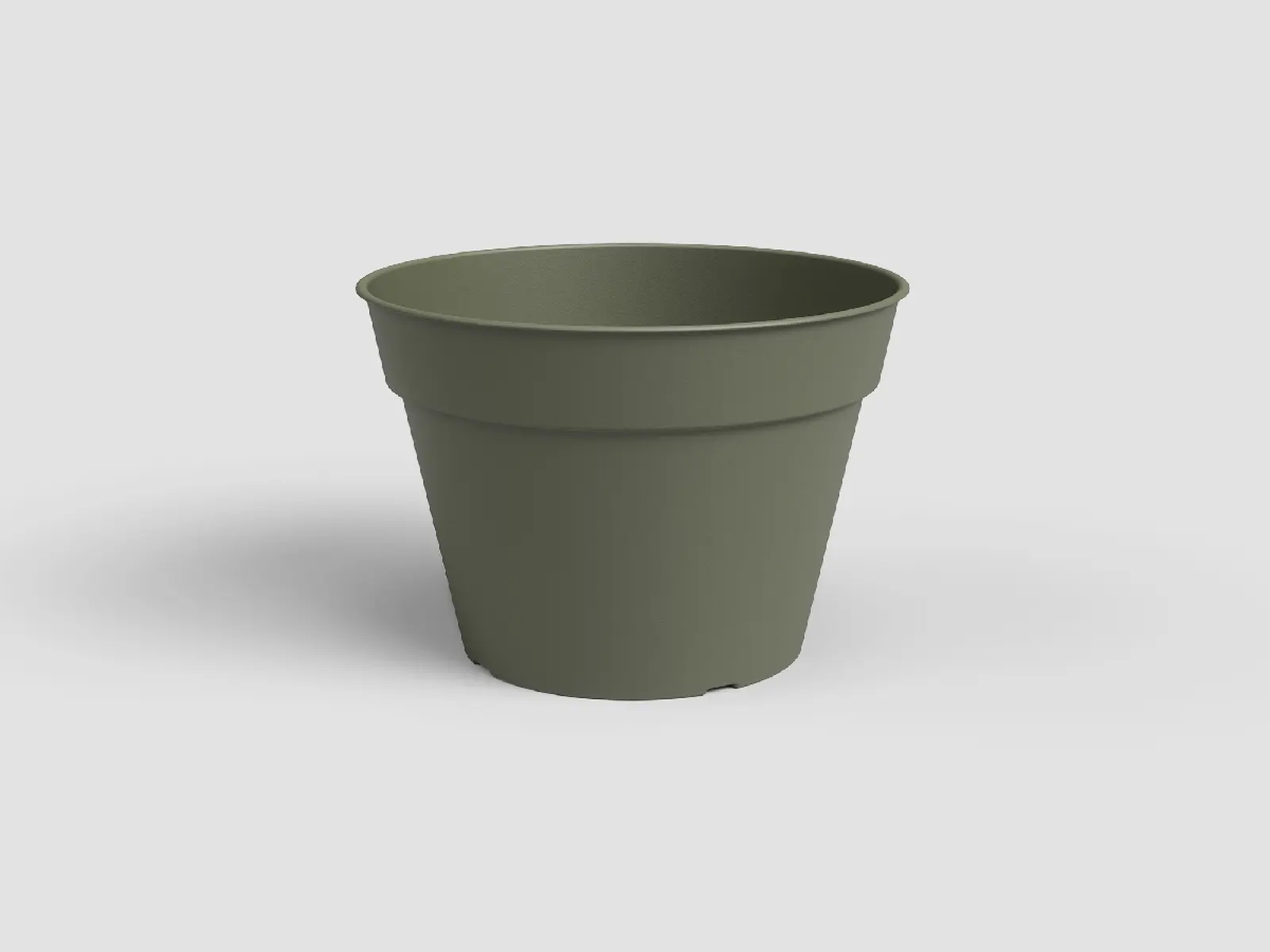 Květináč MADAGASCAR, 30cm, plast, zelená|DRY GREEN|Artevasi