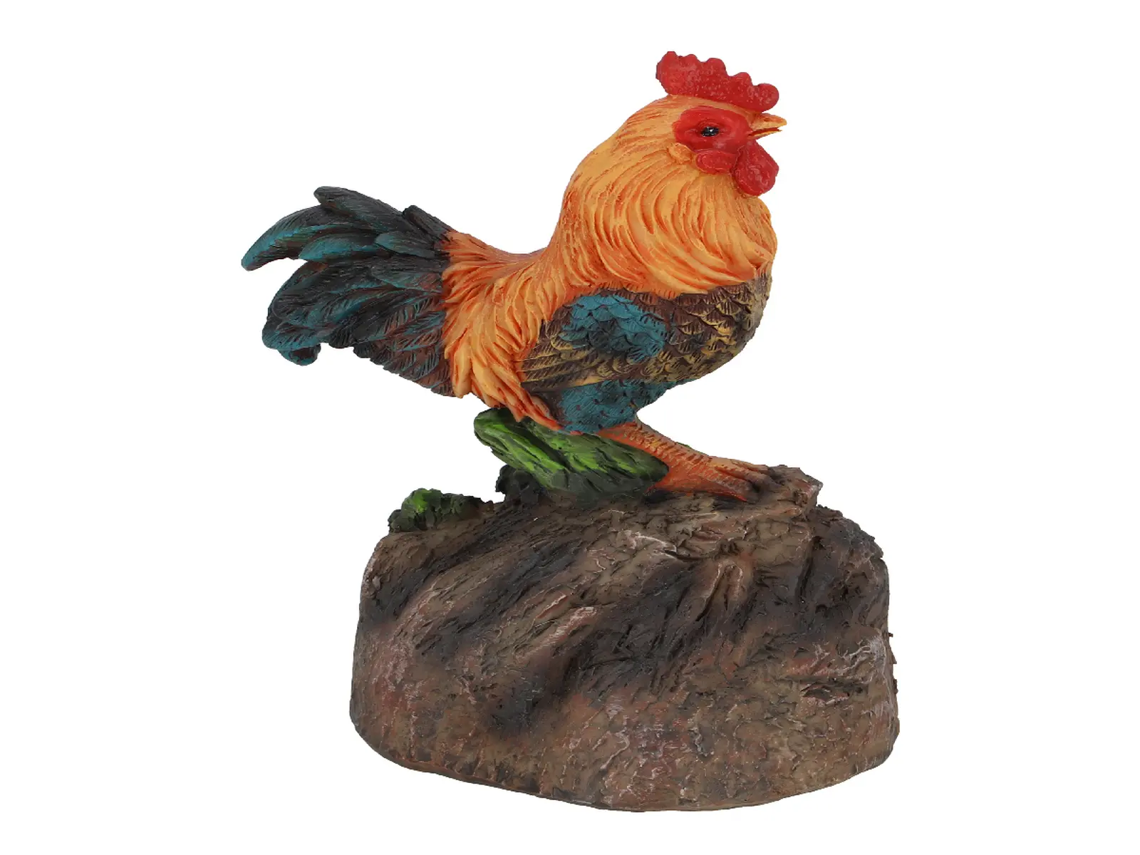 Zvířátka a postavy OUTDOOR TRUE TO NATURE Kohout kokrhající s detektorem 9x9x12cm|Esschert Design