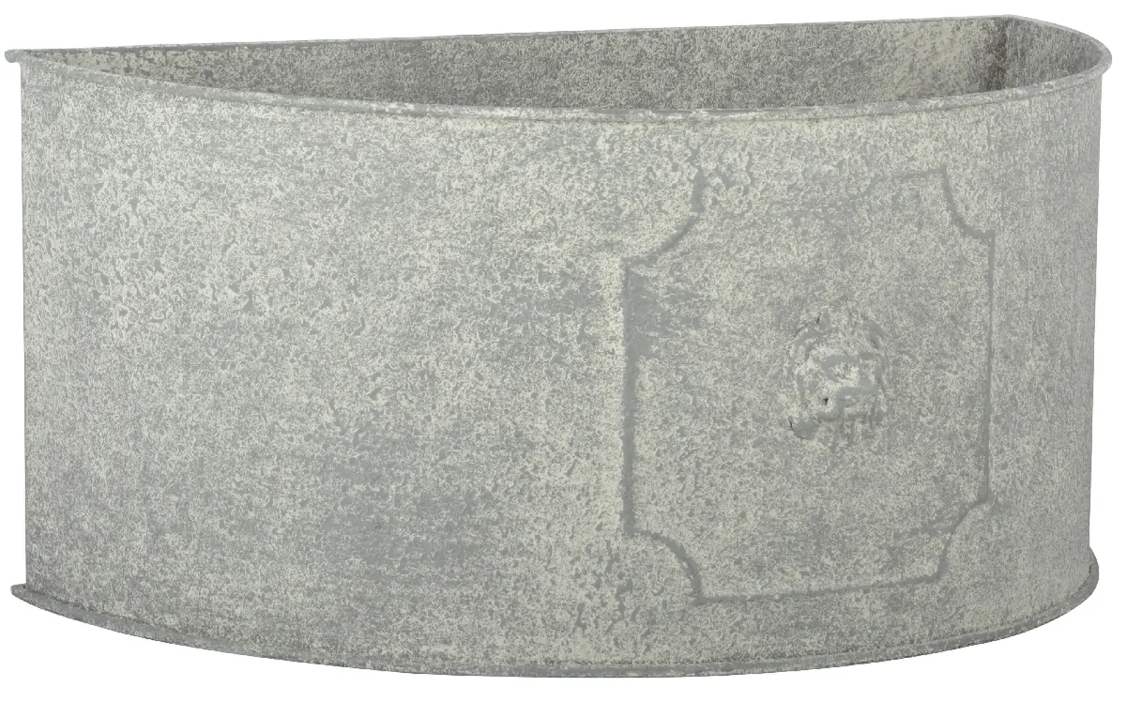 Květináč AGED METAL půlkulatý, set 2ks (DOPRODEJ)|Esschert Design