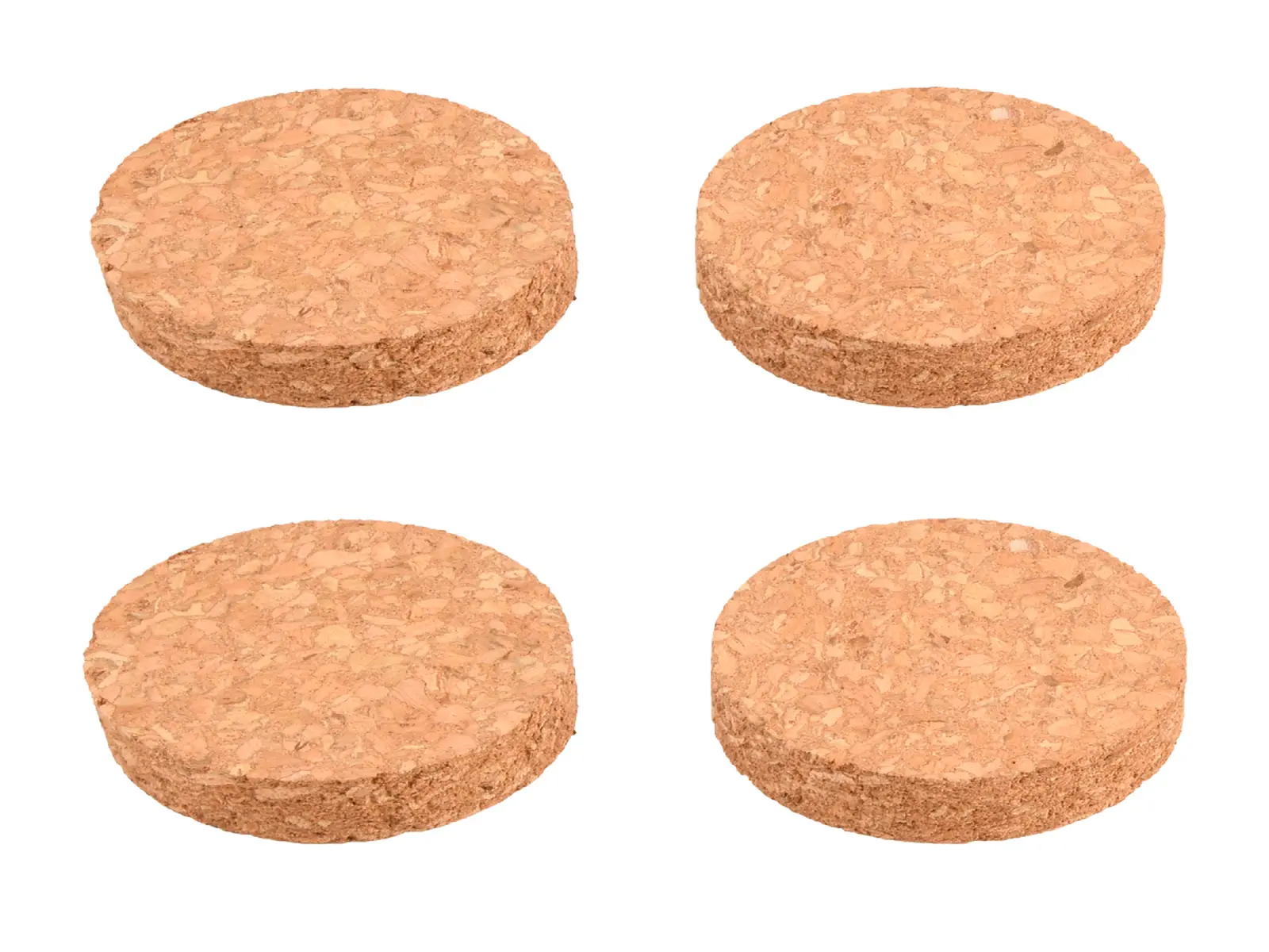 Podložka pod květináč korková CORK, pr.5x1,5cm, (balení obsahuje 4 kusy!)|Esschert Design