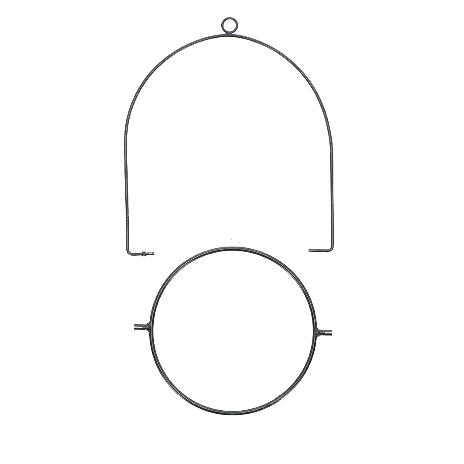 Závěs na květináč s pr. 22,5cm, kovový, černá, v. 36cm|Esschert Design