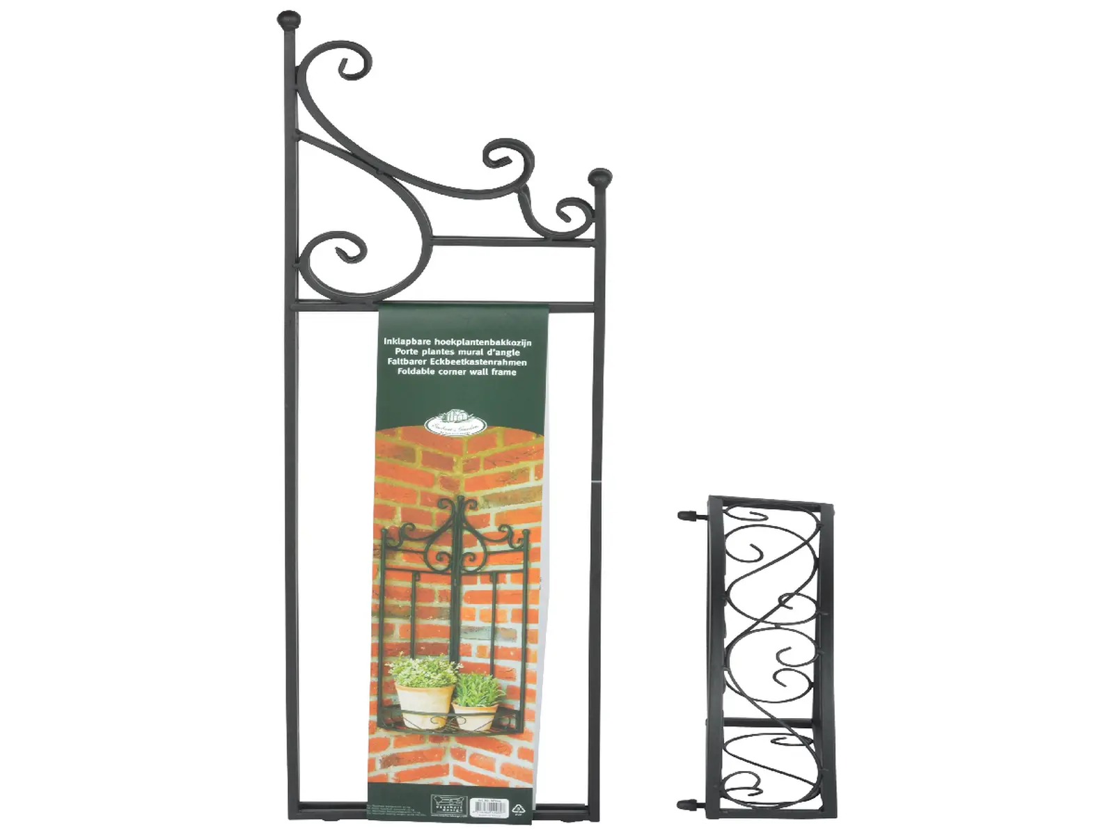 Polička ESSCHERT´S GARDEN rohová skládací, 80 cm (DOPRODEJ)|Esschert Design