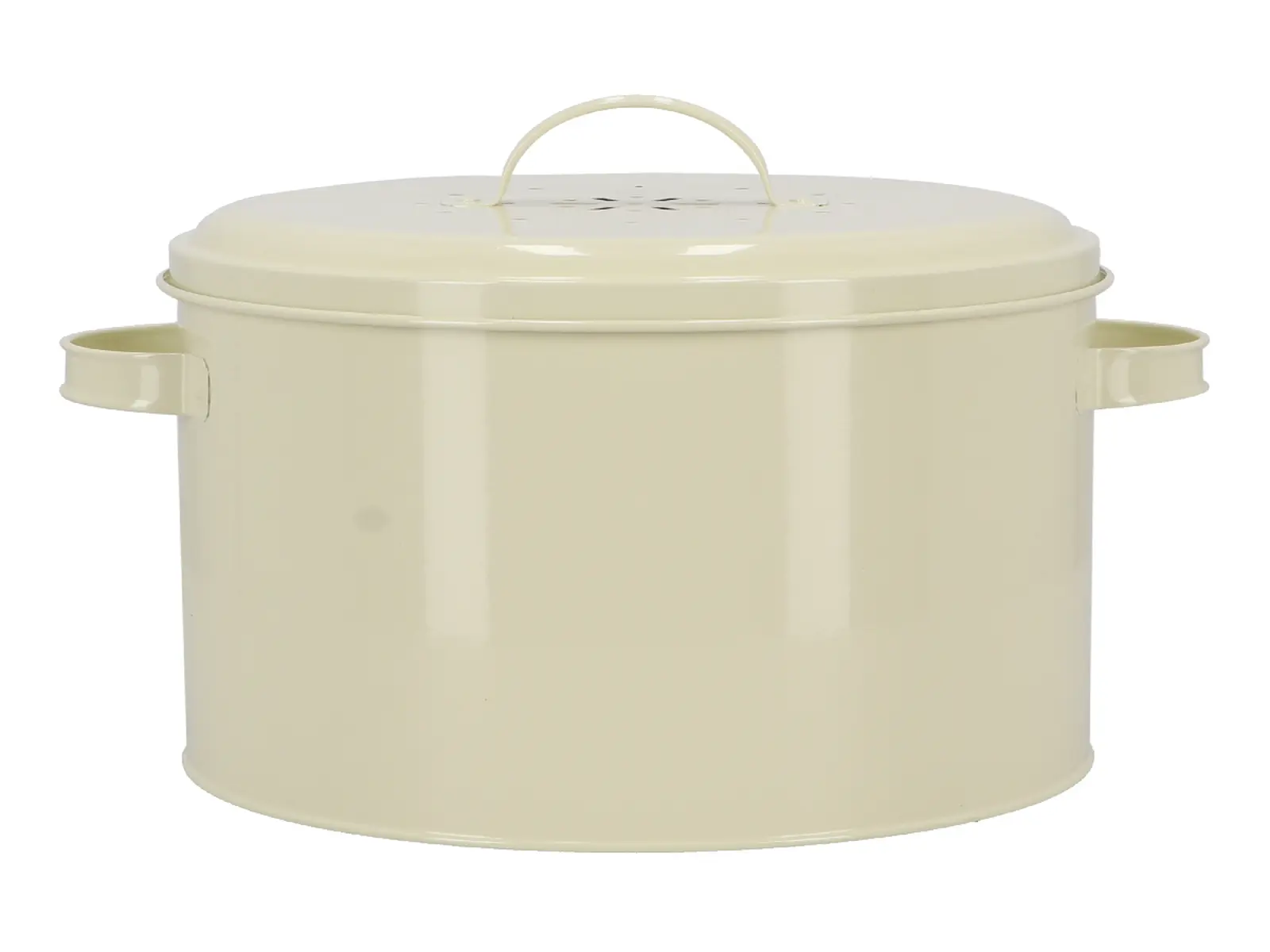 Dóza SECRETS DU POTAGER na BIOODPAD, velikost: 6 L, barva: krémová bílá|Esschert Design