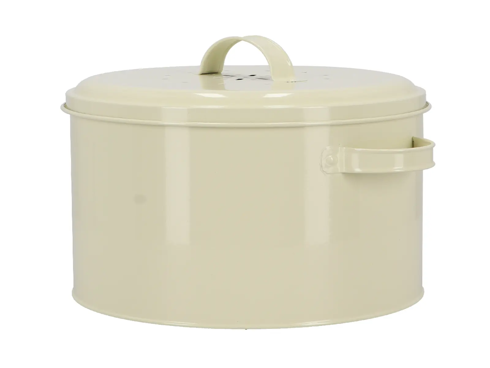 Dóza SECRETS DU POTAGER na BIOODPAD, velikost: 6 L, barva: krémová bílá|Esschert Design