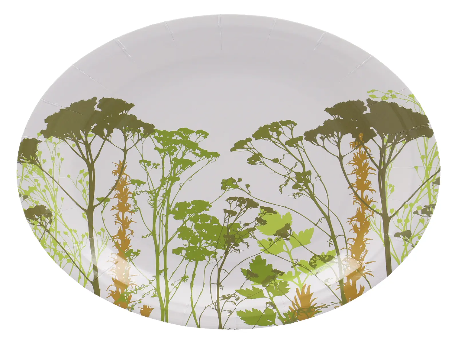 Tácek/talíř jednorázový, HERBAL, pr. 23cm, 8ks|Esschert Design