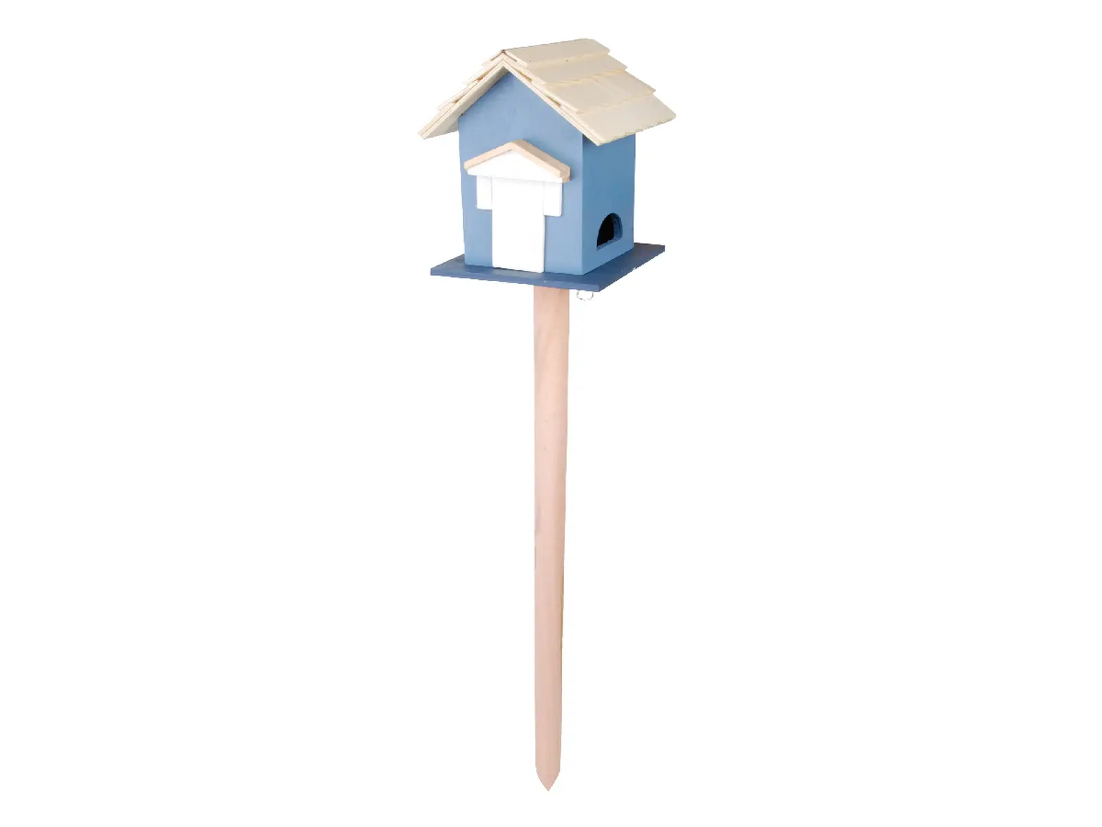 Krmítko pro ptáčky DOMEČEK SCANDI, 114cm, modrá(1)/hnědá(2)/bílá(3)/béž(4) (DOPRODEJ) (balení obsahuje 4 kusy!)|Esschert Design