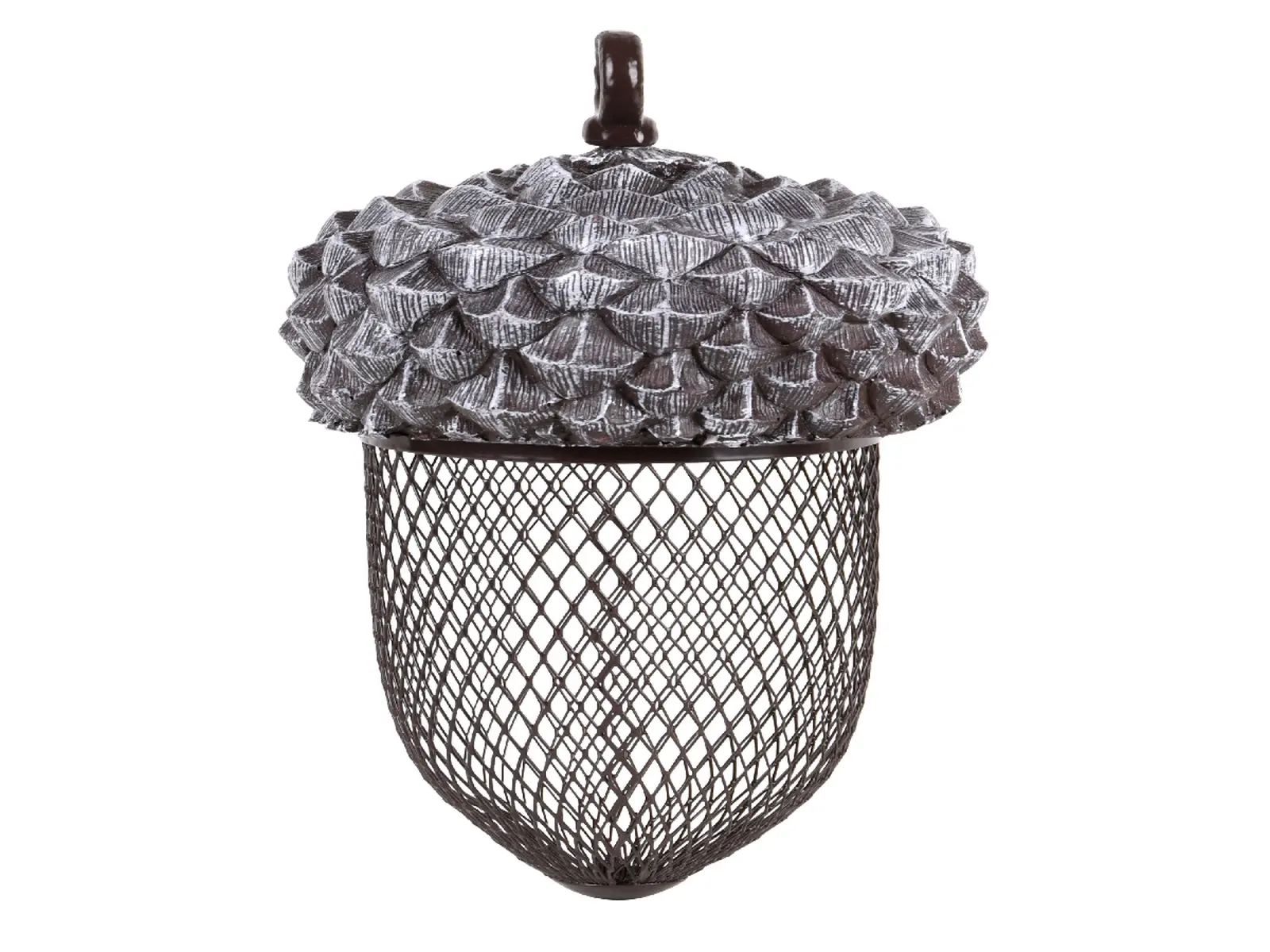 Krmítko pro ptáky ŽALUD, BEST FOR BIRDS, 14x21cm, šedá|Esschert Design
