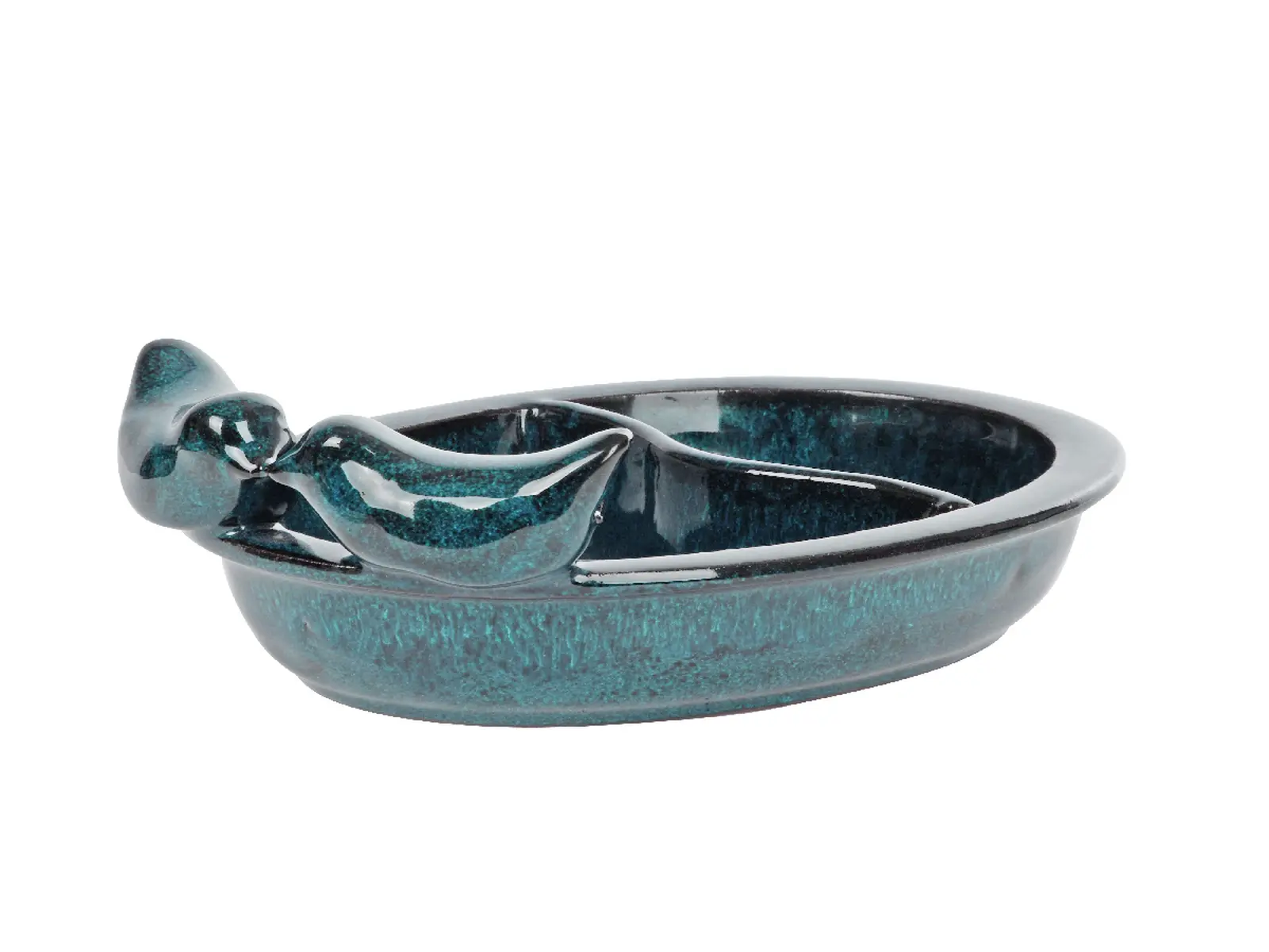 Pítko pro ptáky keramické, hnědo-červená, pr. 30,7 cm|Esschert Design
