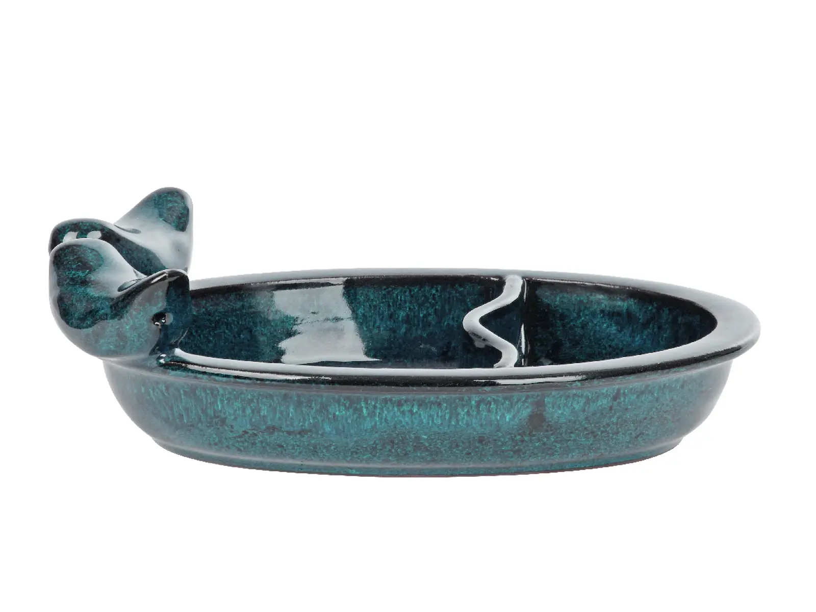 Pítko pro ptáky keramické, hnědo-červená, pr. 30,7 cm|Esschert Design