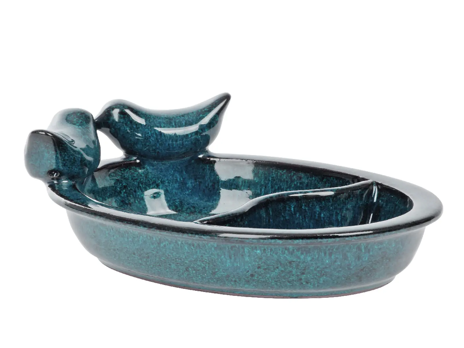 Pítko pro ptáky keramické, hnědo-červená, pr. 30,7 cm|Esschert Design