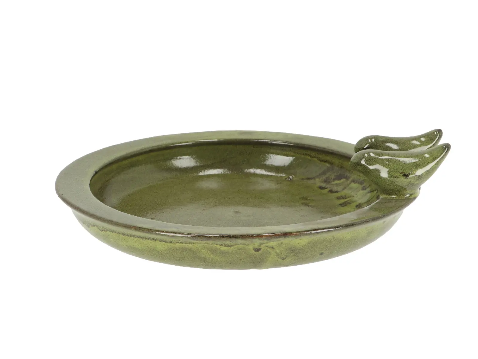 Pítko pro ptáky ELEGANT, keramické, zelená patina, průměr 31 cm|Esschert Design