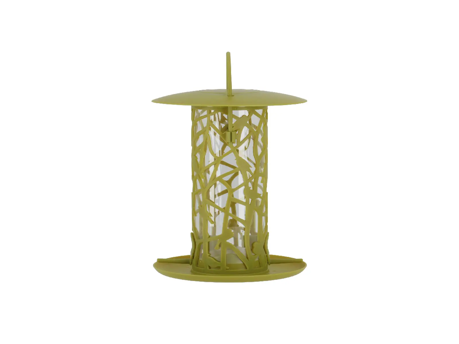 Krmítko závěsné na semena CHIFFCHAFF s podnoží, zelená (DOPRODEJ)|Esschert Design