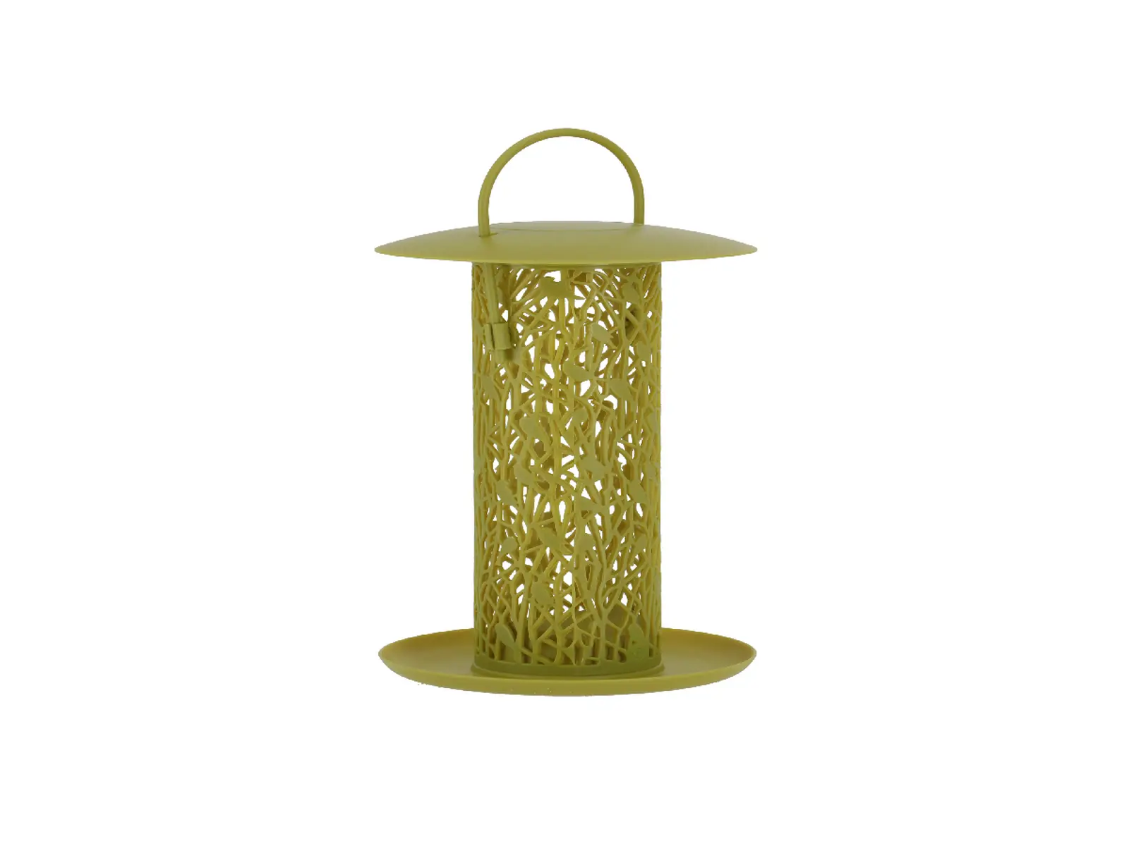 Krmítko pro ptáčky CHIFFCHAFF, závěsné na oříšky, s podnoží, 14x14x27cm, zelená (DOPRODEJ)|Esschert Design