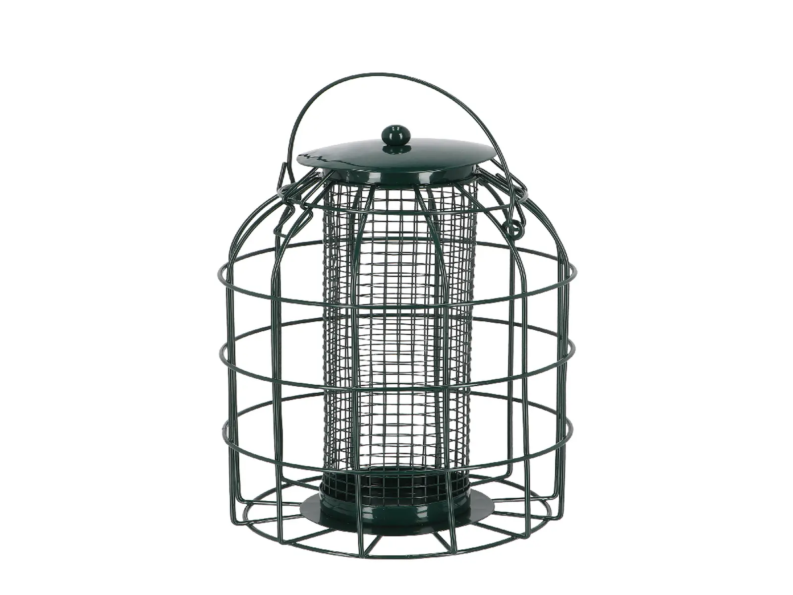 Krmítko pro ptáky BEST FOR BIRDS, odolné proti veverkám, kov, zelená 16x22cm|Esschert Design