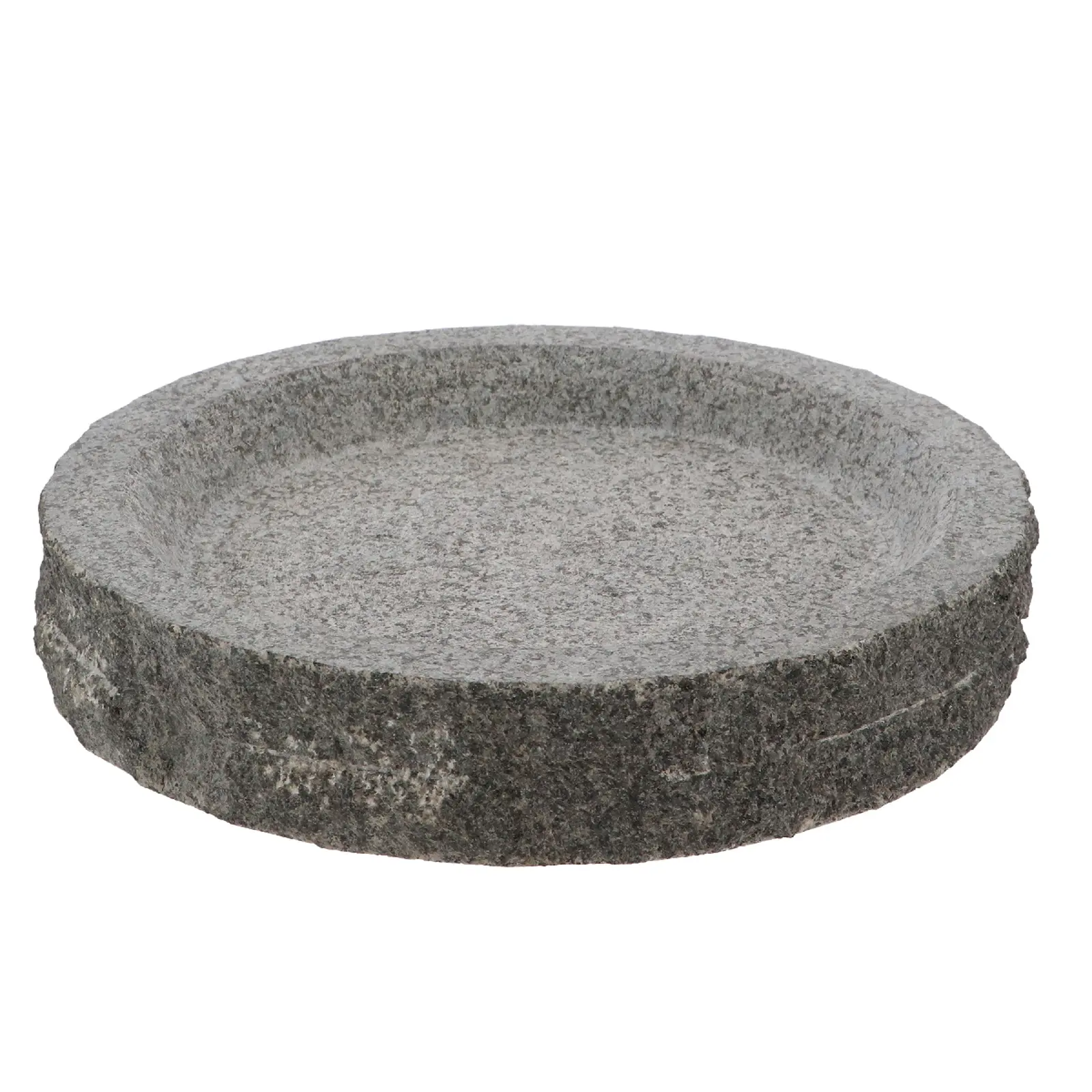 Pítko/koupel pro ptáčky GRANITE, šedá, kruhová, pr.37x6cm|Esschert Design