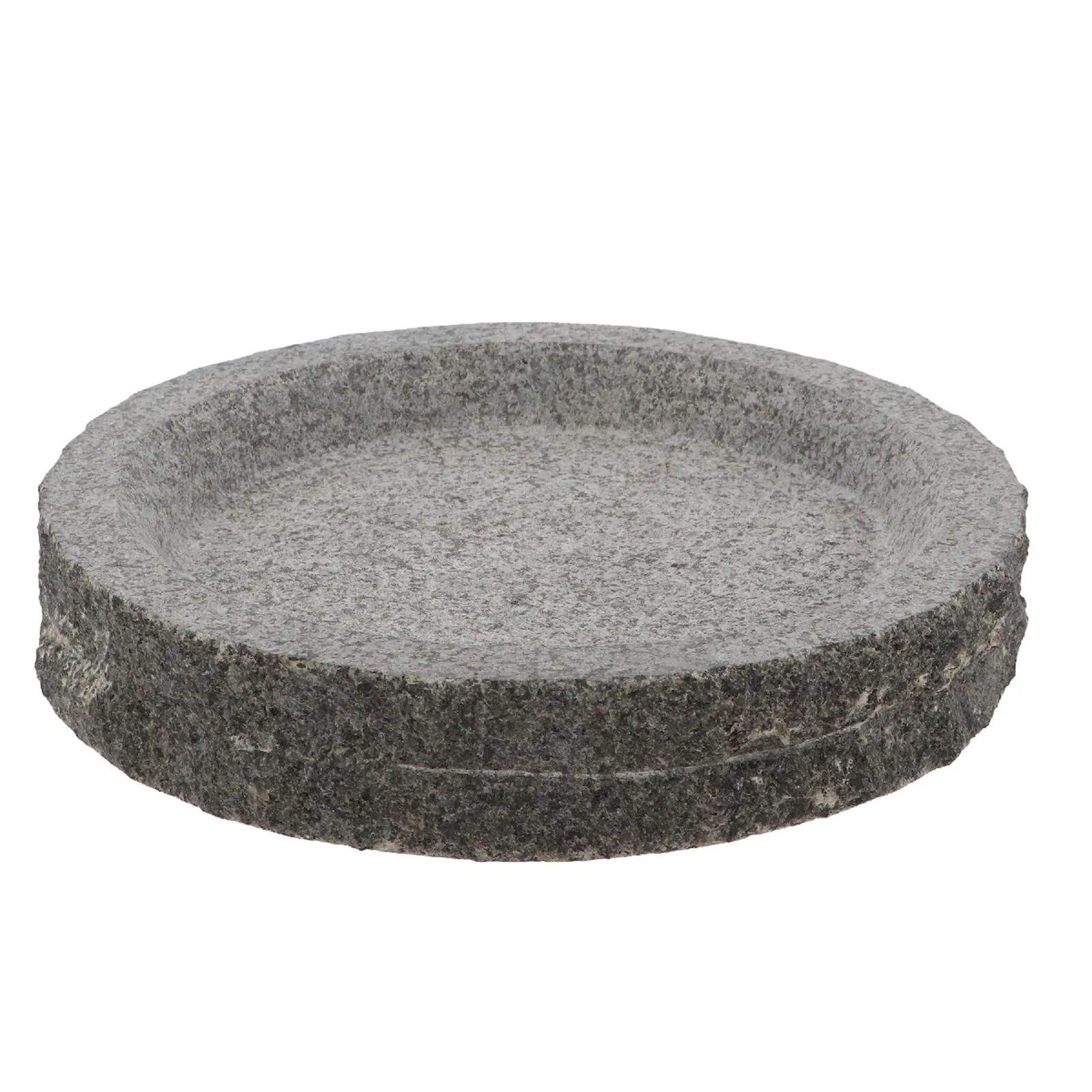 Pítko/koupel pro ptáčky GRANITE, šedá, kruhová, pr.37x6cm|Esschert Design