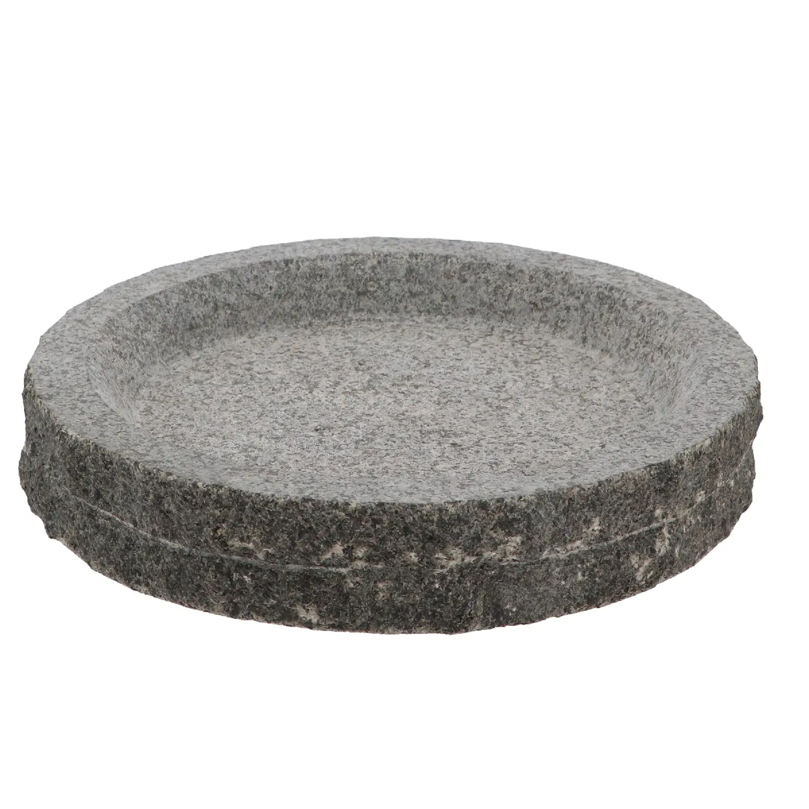 Pítko/koupel pro ptáčky GRANITE, šedá, kruhová, pr.37x6cm|Esschert Design