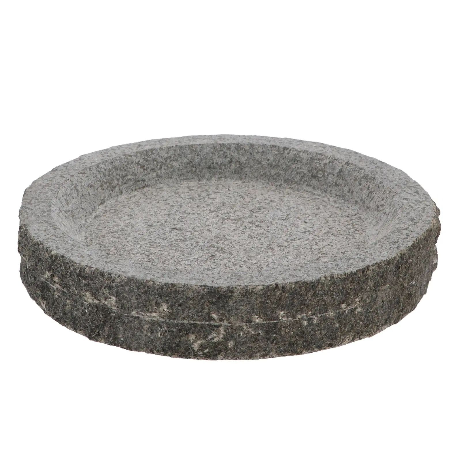 Pítko/koupel pro ptáčky GRANITE, šedá, kruhová, pr.37x6cm|Esschert Design