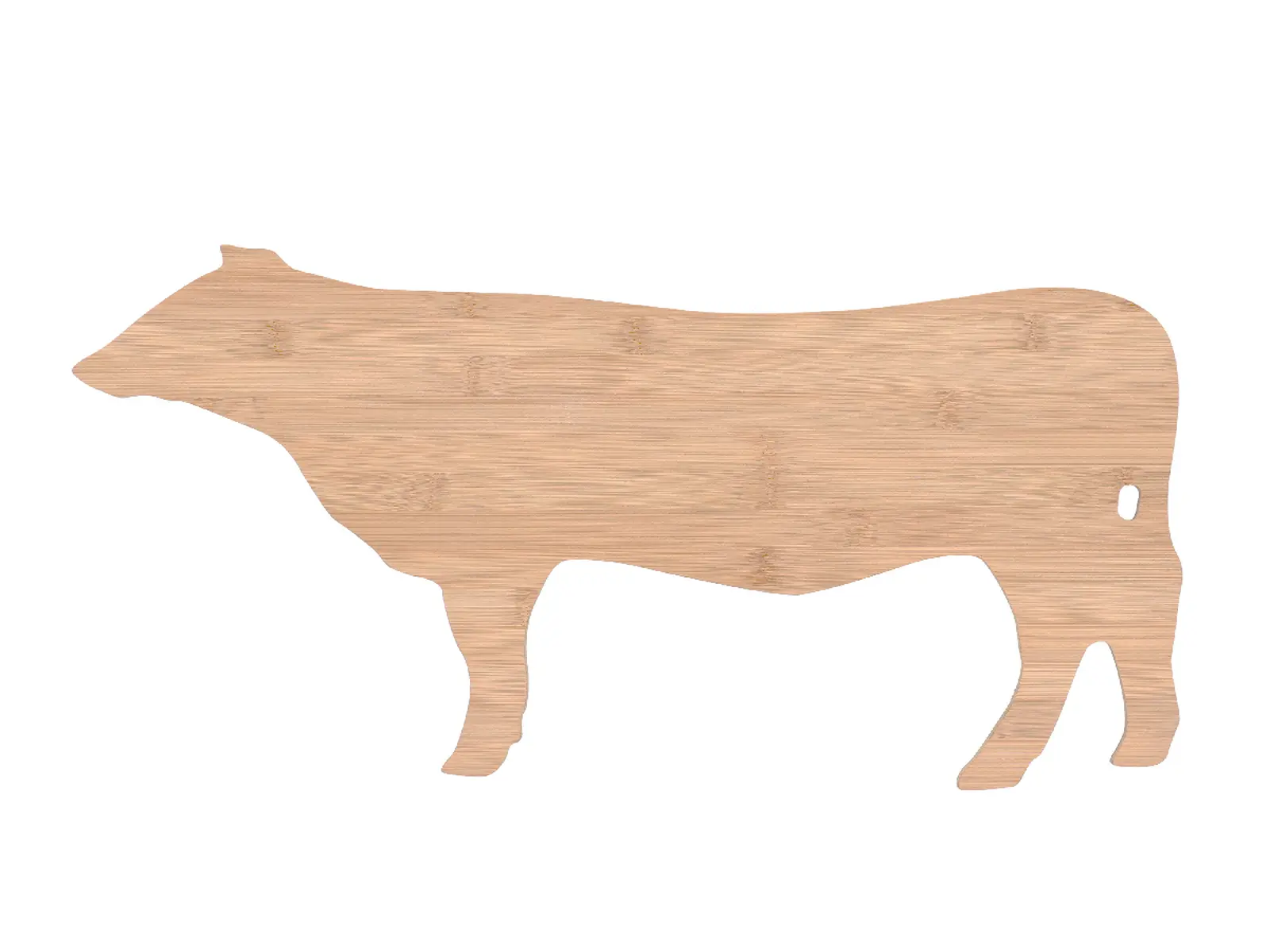 Prkénko COW CUTTTING, přírodní, 49x31cm|Esschert Design