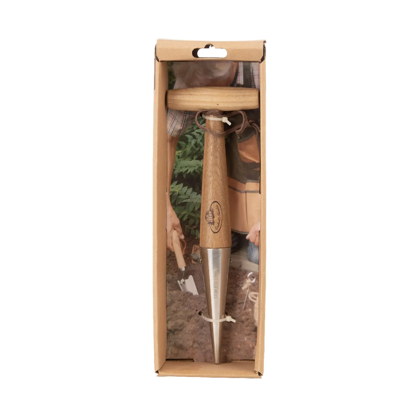 Důlkovač, dřevo + nerez 30 cm|Esschert Design