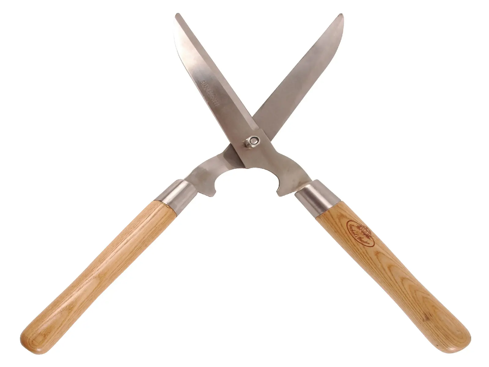 Nůžky zahradnické/na živý plot JASAN, velké, dřevo+nerez, 50cm, přírodní|Esschert Design