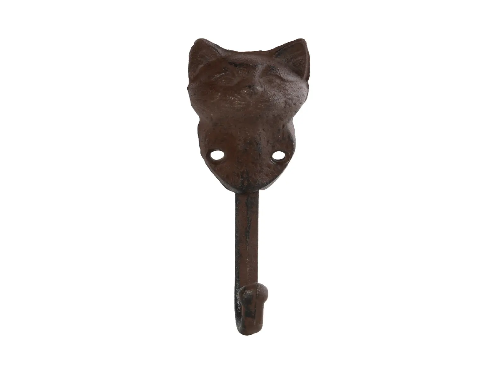 Háček kočka CATTY, litina, 5x4x16cm, hnědá|Esschert Design