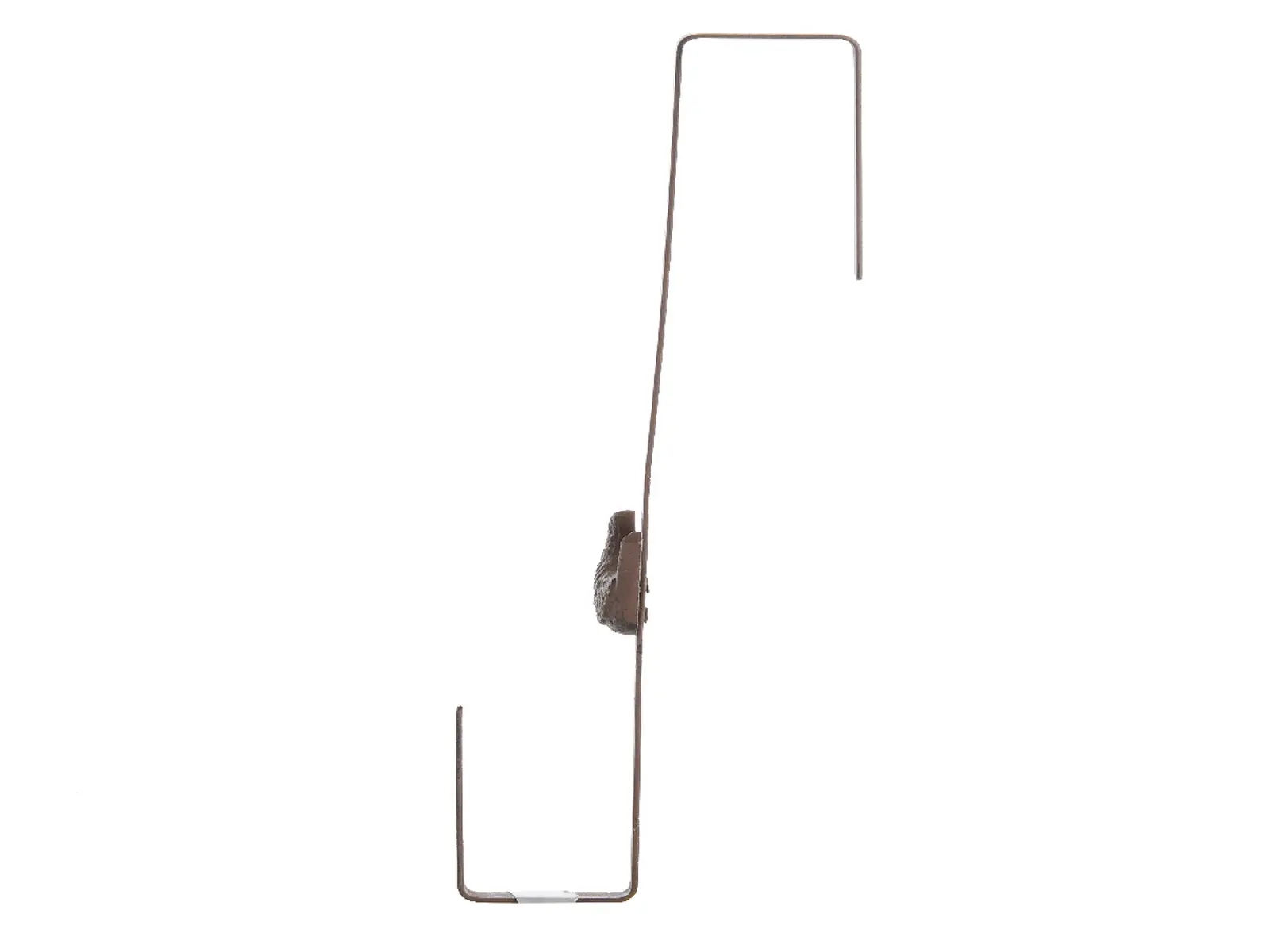 Věšák na dveře PTÁČEK, na věnce, litina+kov, 35,5 cm, hnědá|Esschert Design