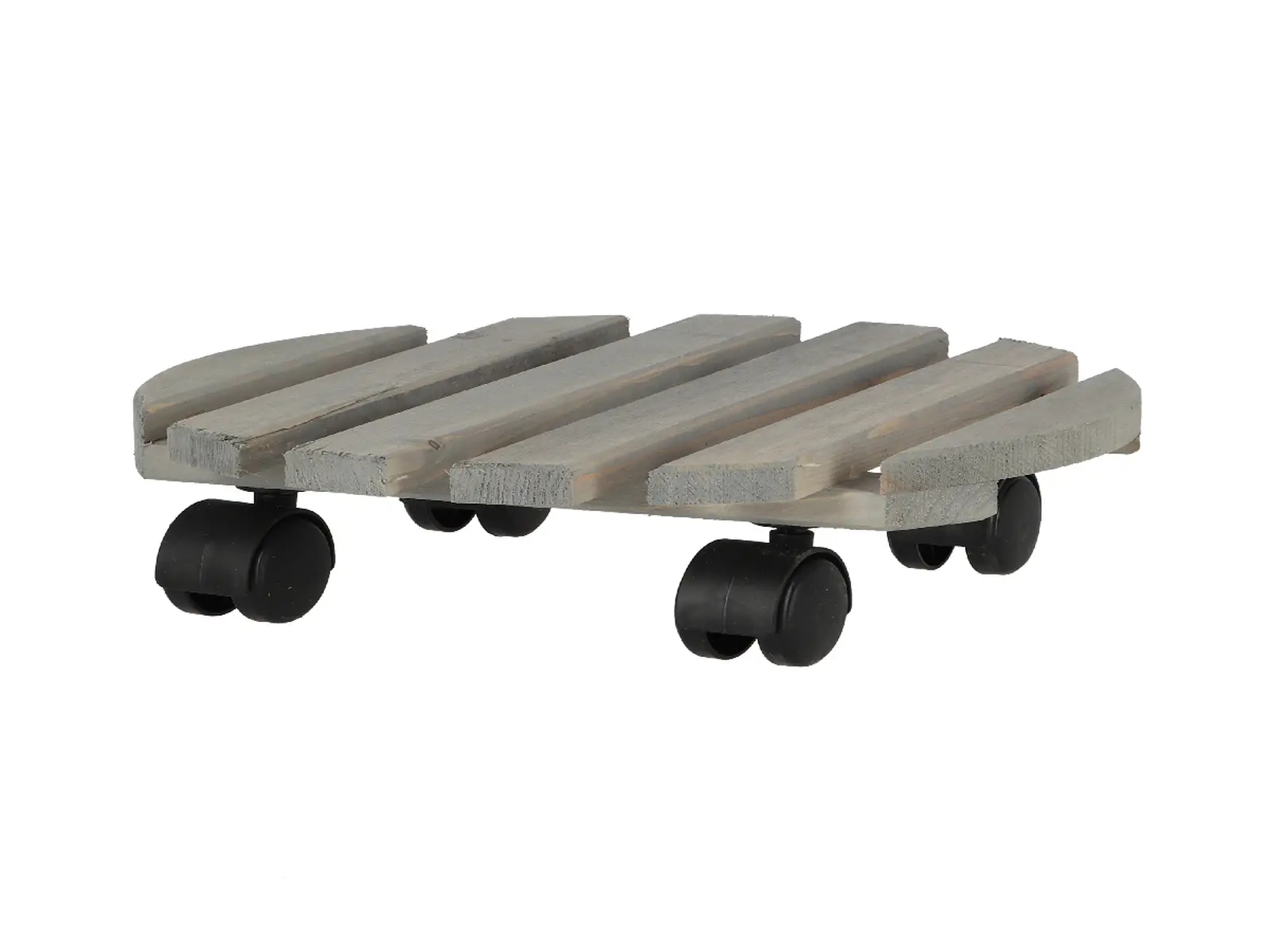 Podložka pod květináč PLANT TROLLEY, dřevěná, 29cm, světlá|přírodní|Esschert Design
