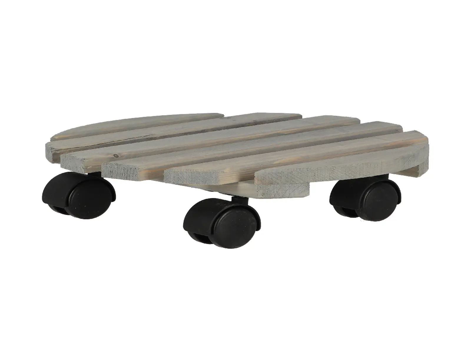 Podložka pod květináč PLANT TROLLEY, dřevěná, 29cm, světlá|přírodní|Esschert Design