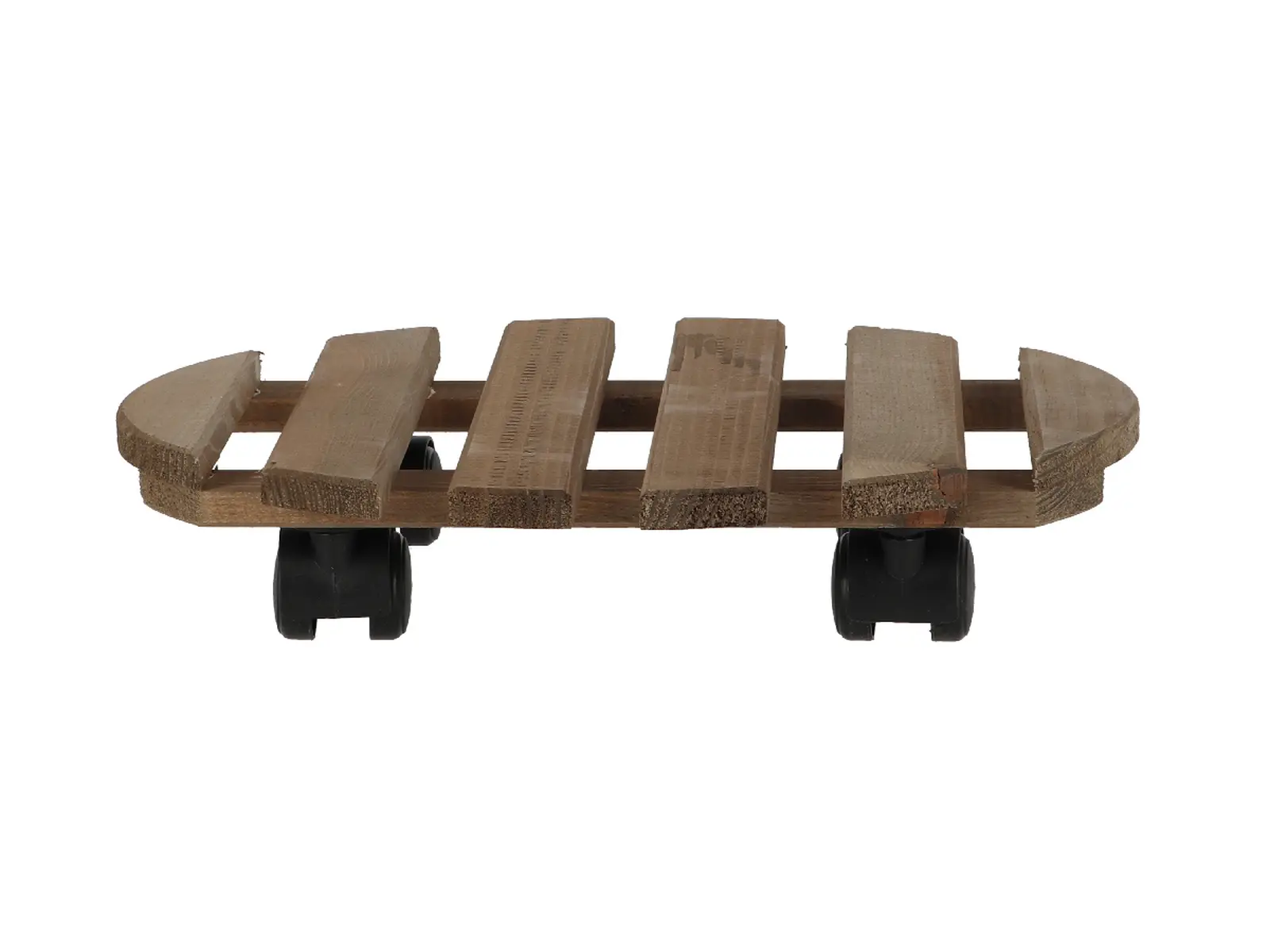 Podložka pod květináč, pojízdná, pr. 28cm, hnědá|Esschert Design