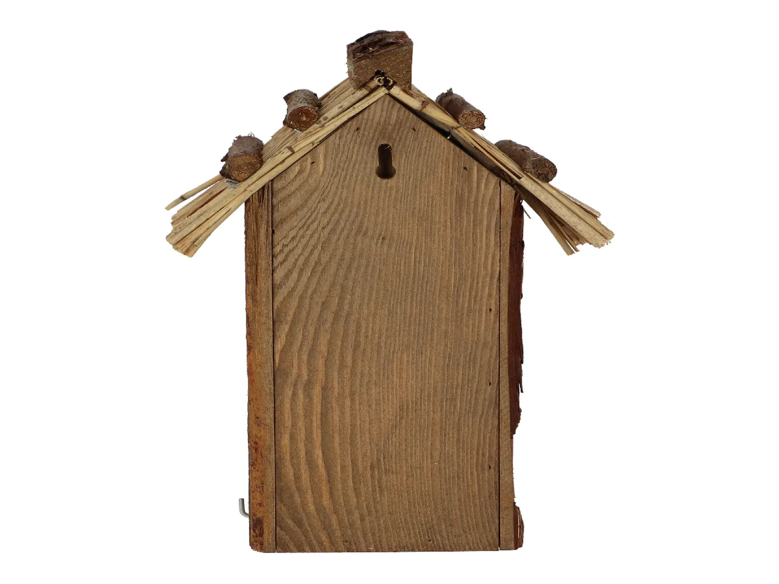 Dřevěná Budka BEST FOR BIRDS antik, slaměná střecha - Sýkora koňadra 32 cm (DOPRODEJ)|Esschert Design