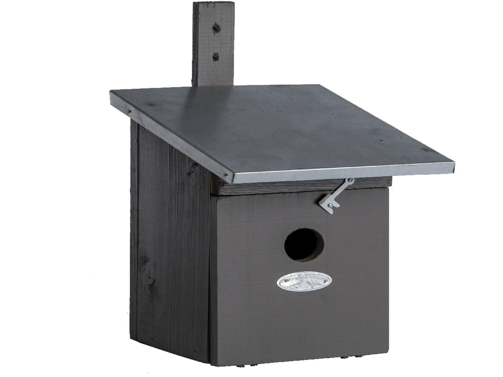 Budka BEST FOR BIRDS pro Sýkorku koňadru, šedá 33 cm|Esschert Design