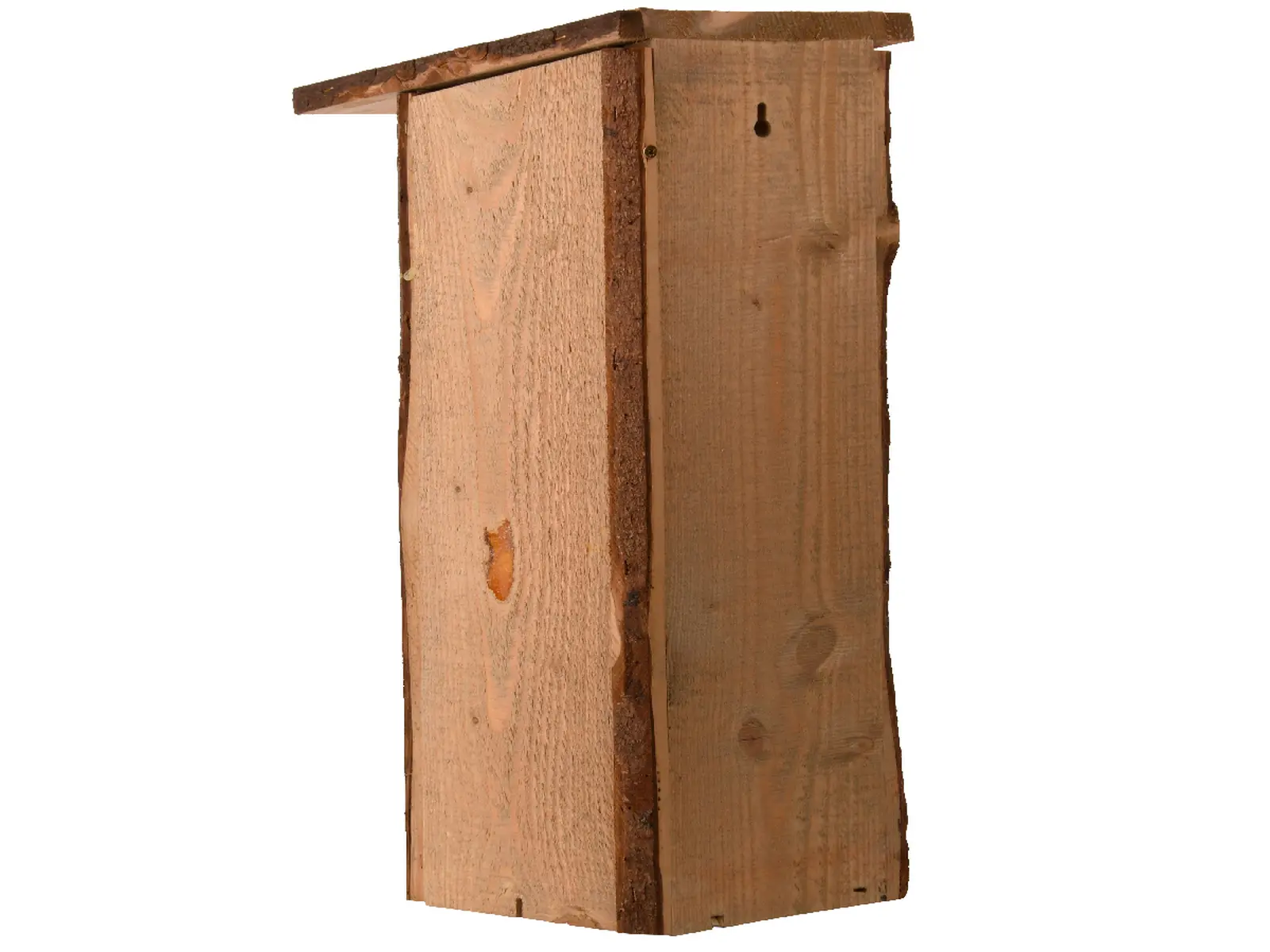 Budka WOODPECKER pro datla, 100% borové dřevo, 19x24x55cm, hnědá|Esschert Design