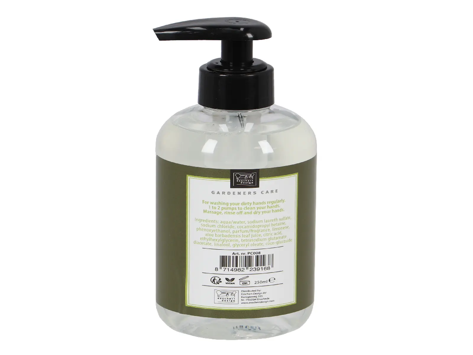 Mýdlo s pumpičkou GARDNERS, s Aloe Vera, 250ml, BIO|Esschert Design
