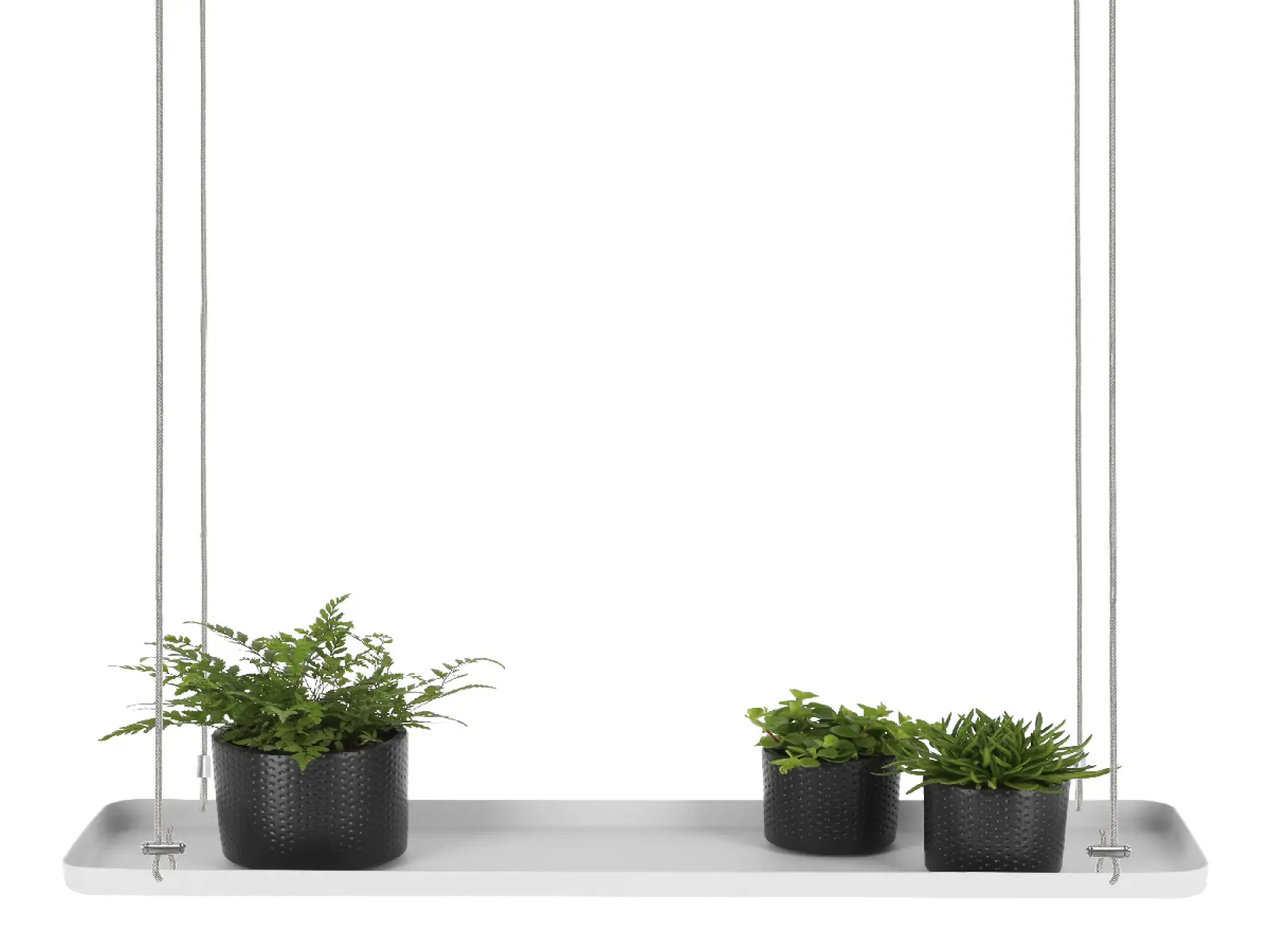 Závěs na květiny WINDOW DRESSING, okenní, černá/bílá, 38x15cm (balení obsahuje 2 kusy!)|Esschert Design