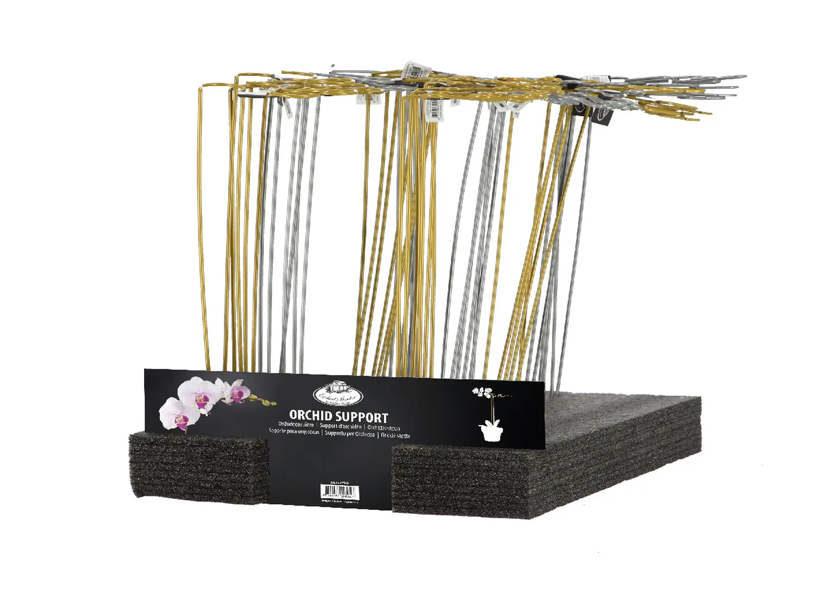 Podpora pro květiny ORCHID, 38cm, (balení obsahuje 8 kusů!)|Esschert Design