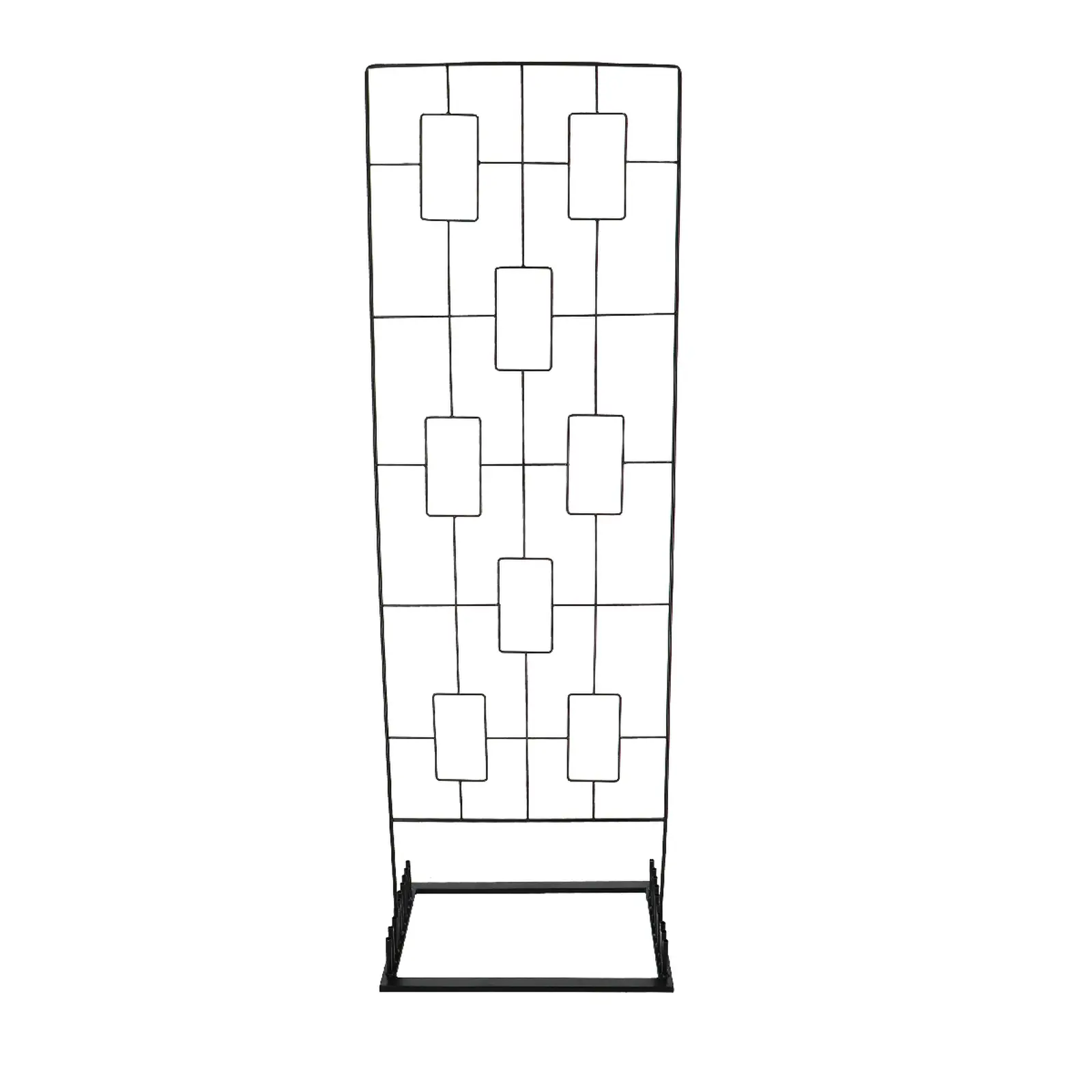 Podpora ke květinám GEOMETRIC, černá, 57x1x170cm|Esschert Design