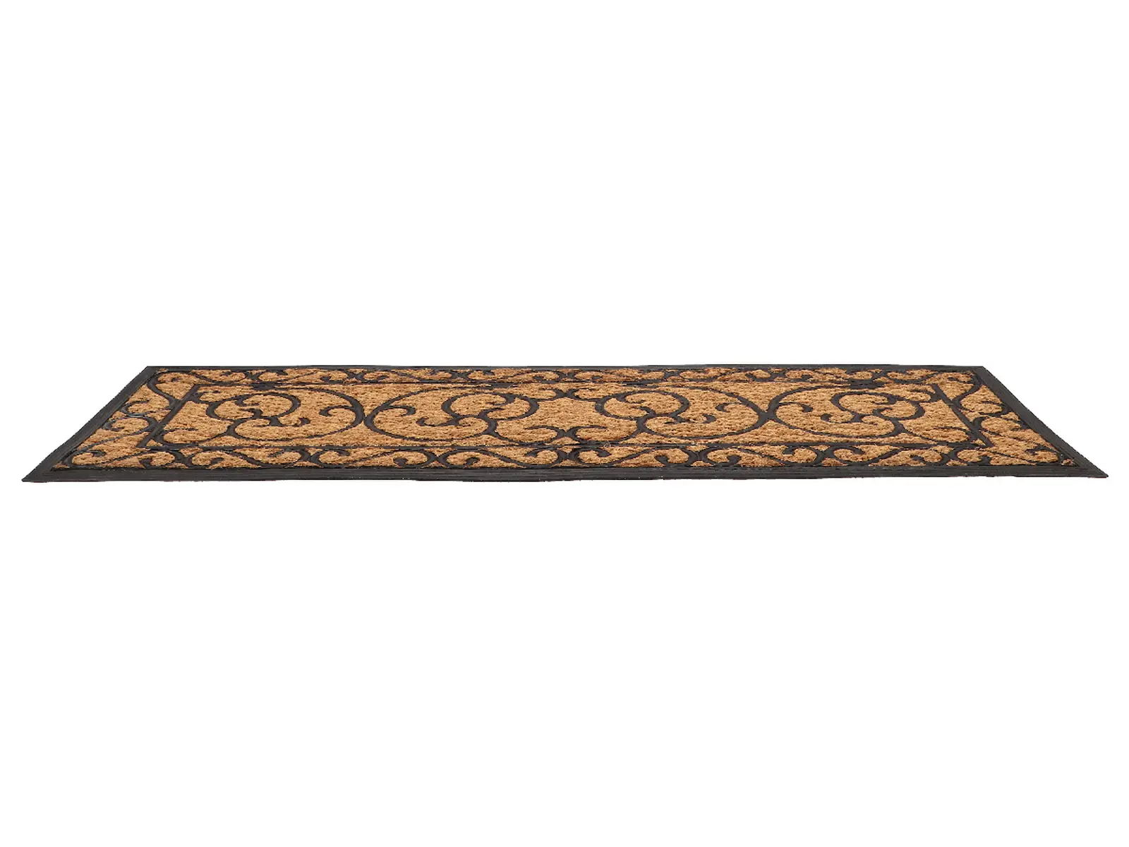 Rohožka gumová s kokosovým vláknem ORNAMENT, XL, 120x40cm|Esschert Design