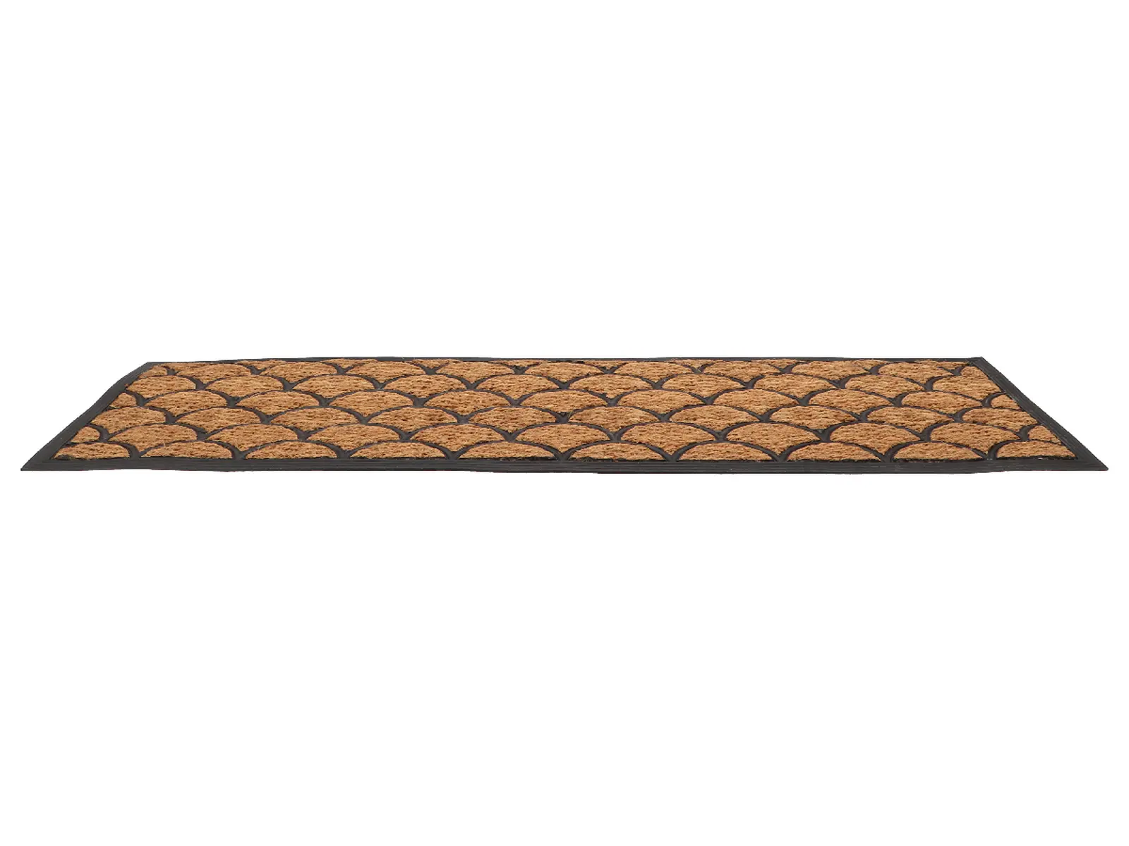 Rohožka gumová s kokosovým vláknem SHINGLE, XL, 120x40cm|Esschert Design