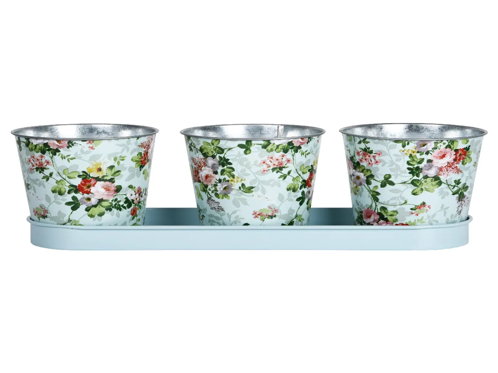 Květináče s miskou Růže, set|Esschert Design